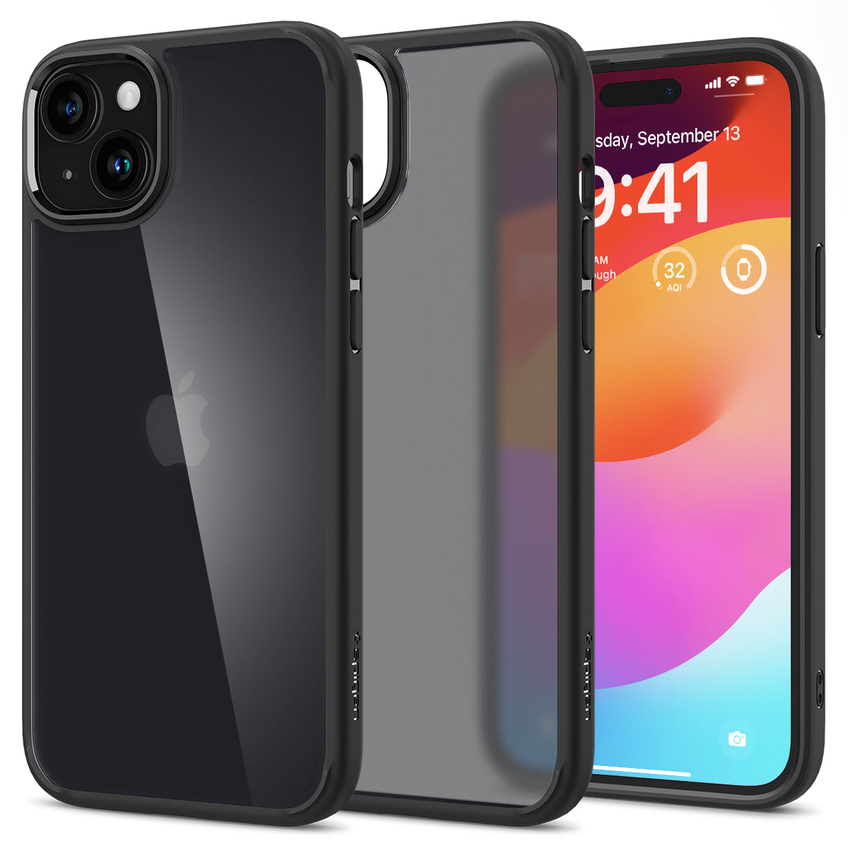 Ultra Hybrid skal för iPhone 15 Plus svart