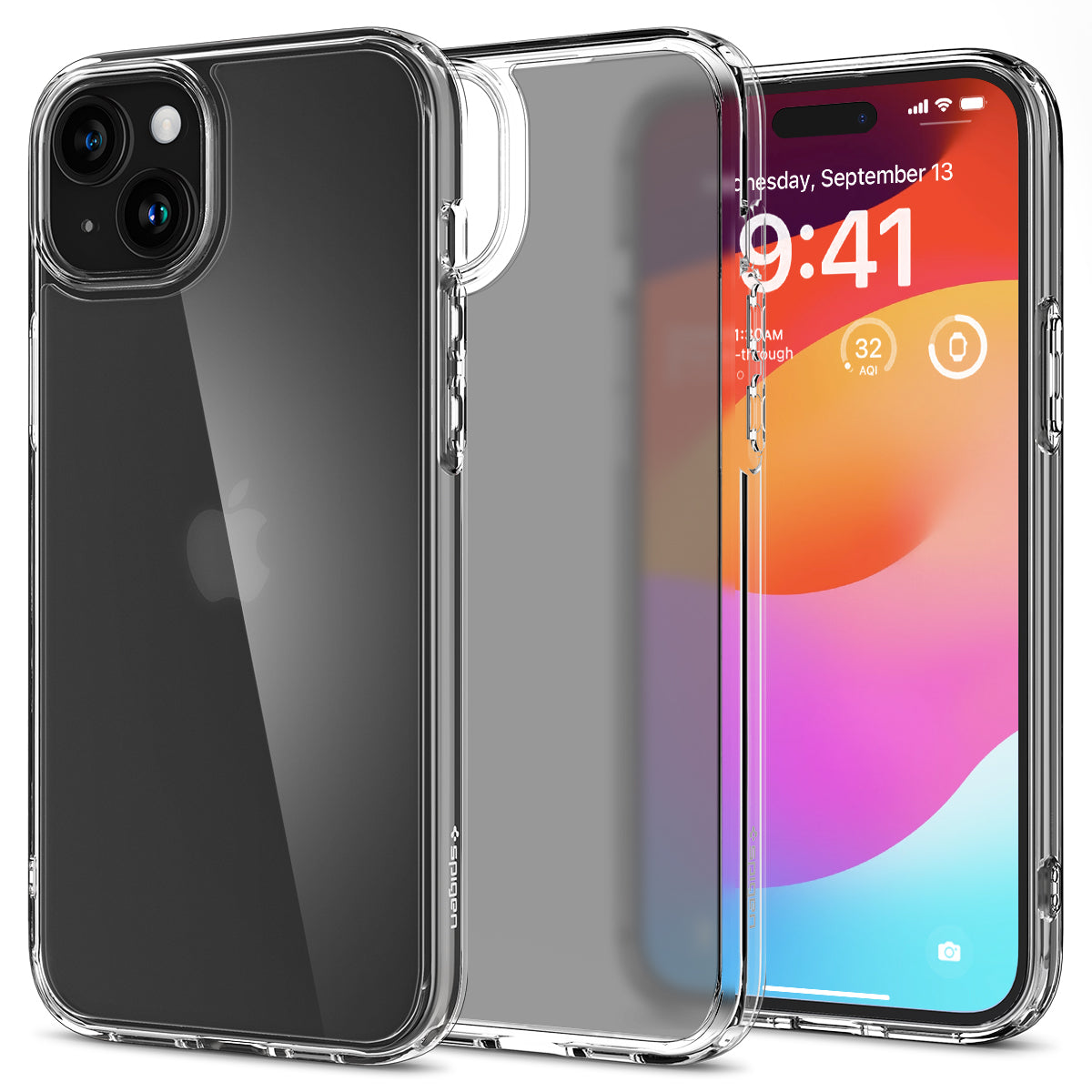 Ultra Hybrid skal för iPhone 15 Plus transparent