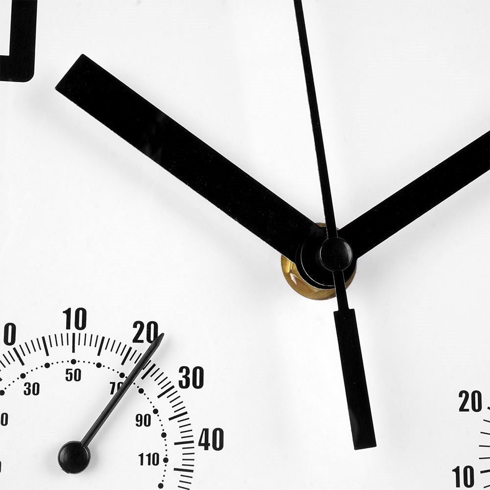 Unik väggklocka 25cm med termometer och hygrometer
