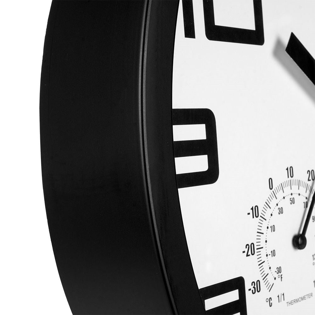 Unik väggklocka 25cm med termometer och hygrometer