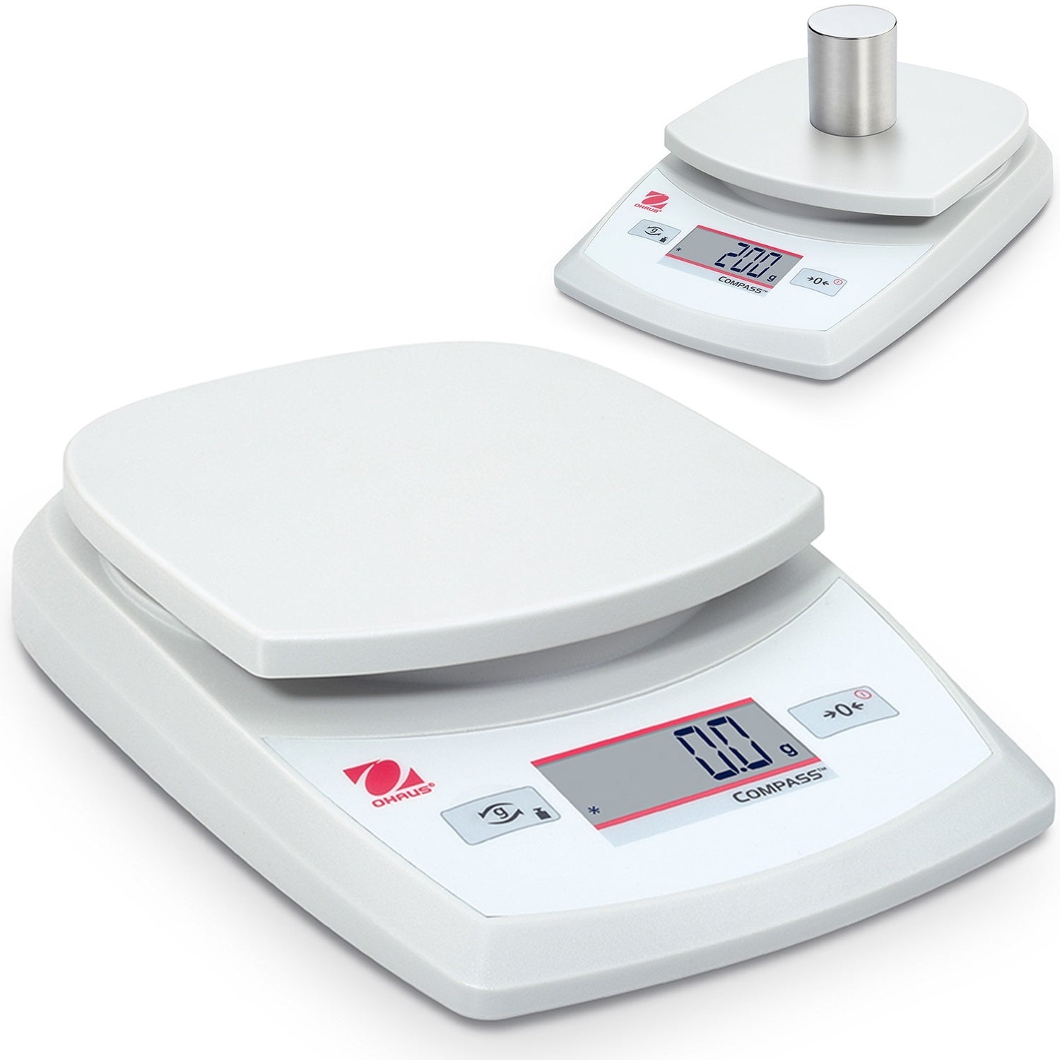Universal teknisk laboratorievåg för batterier COMPASS CR 5200g / 1g - OHAUS CR5200