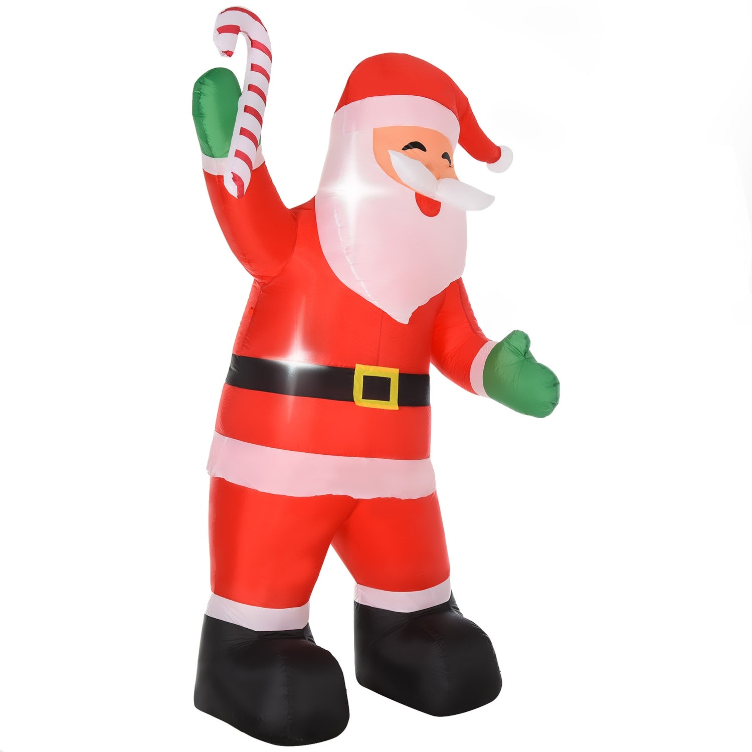 Nafukovací Santa Claus s LED světly, 243 cm