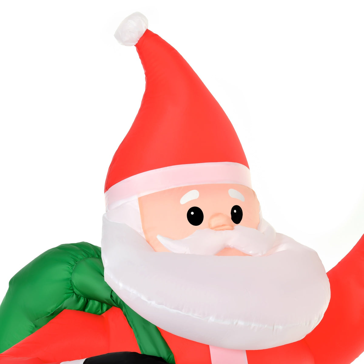 Nafukovací Santa Claus s LED osvětlením, 2,4m, pro interiér i exteriér