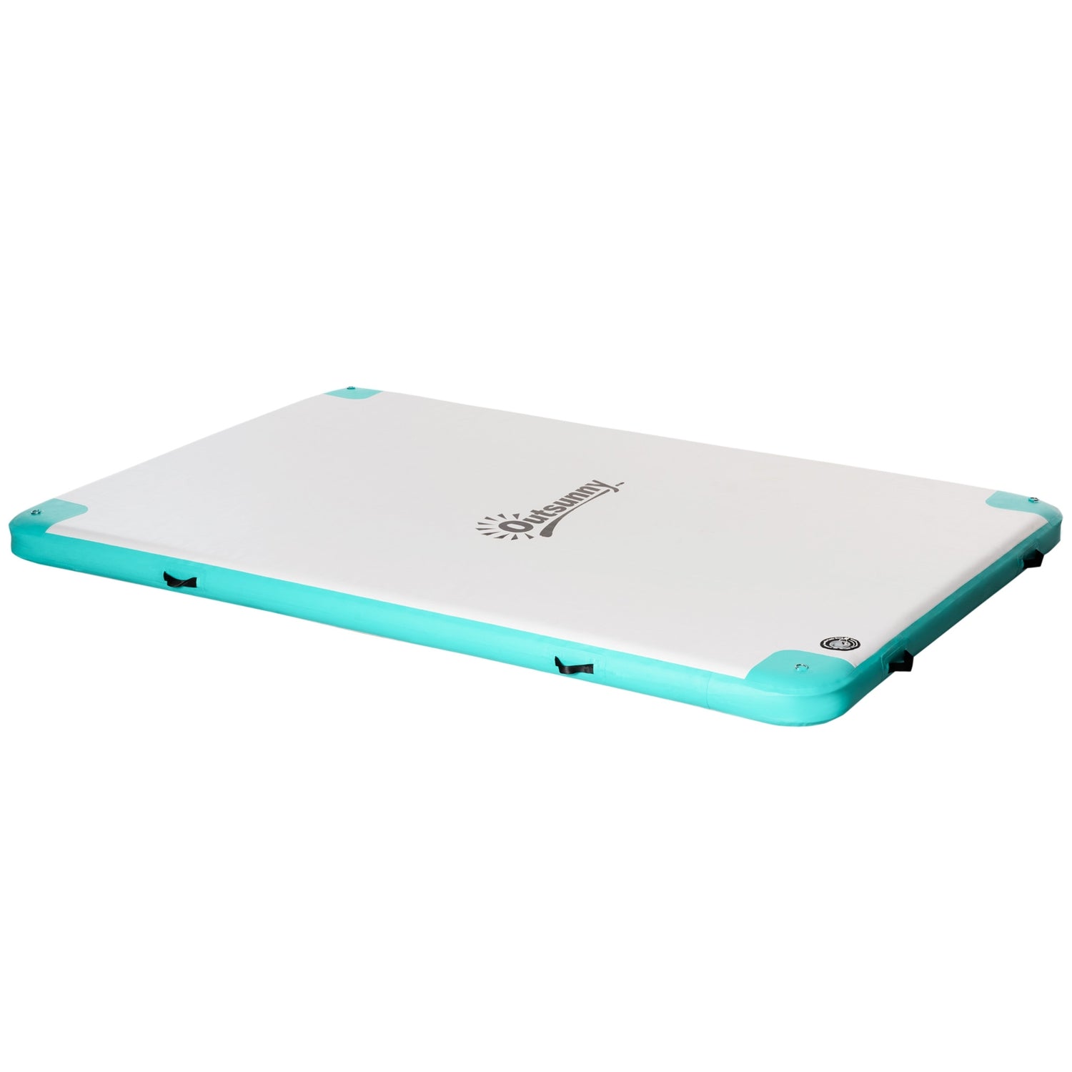 Uppblåsbar simö, 500 kg, solstol vid poolen/sjön, 304x204 cm