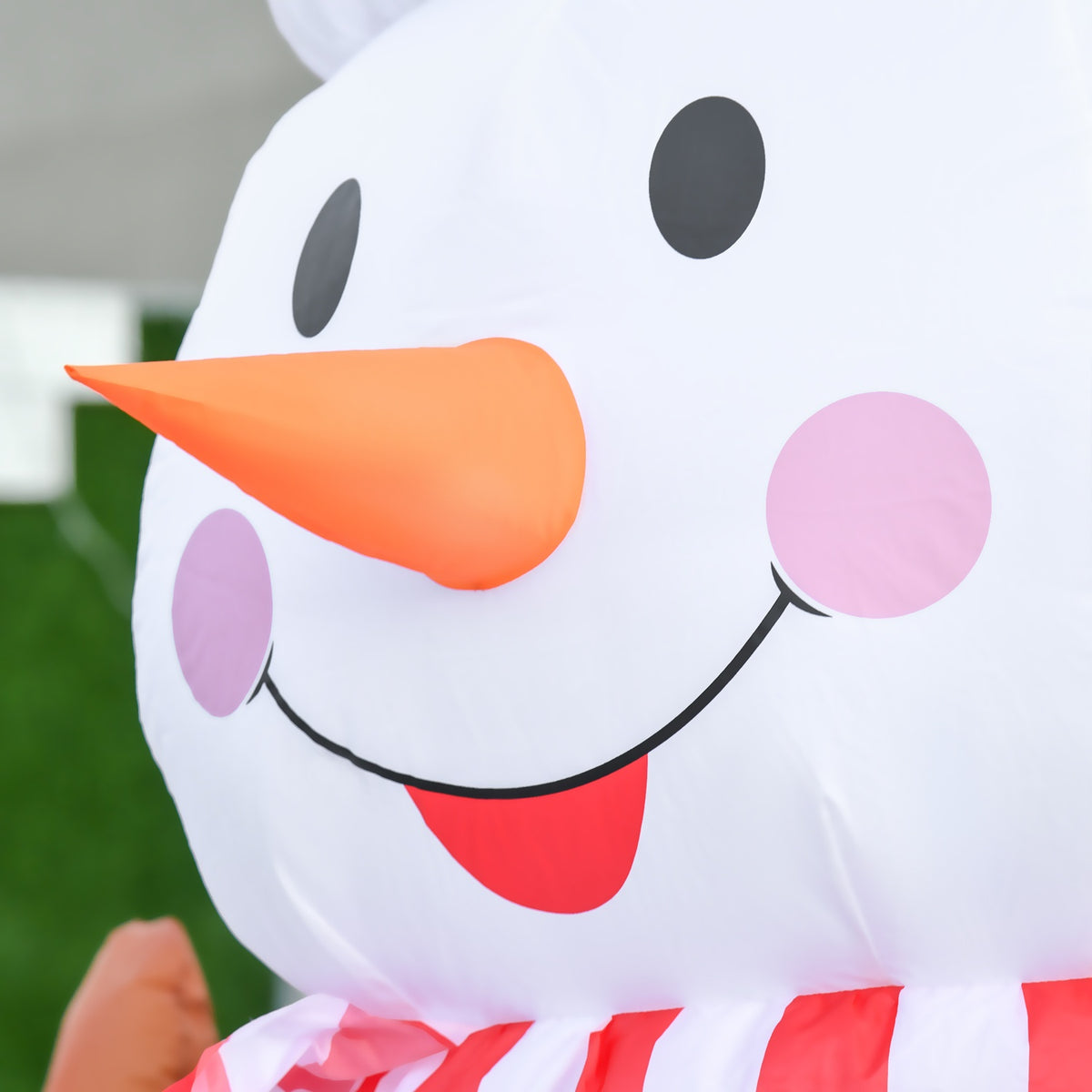 Nafukovací sněhulák s rotujícím světlem, 2,4 m, do interiéru i exteriéru
