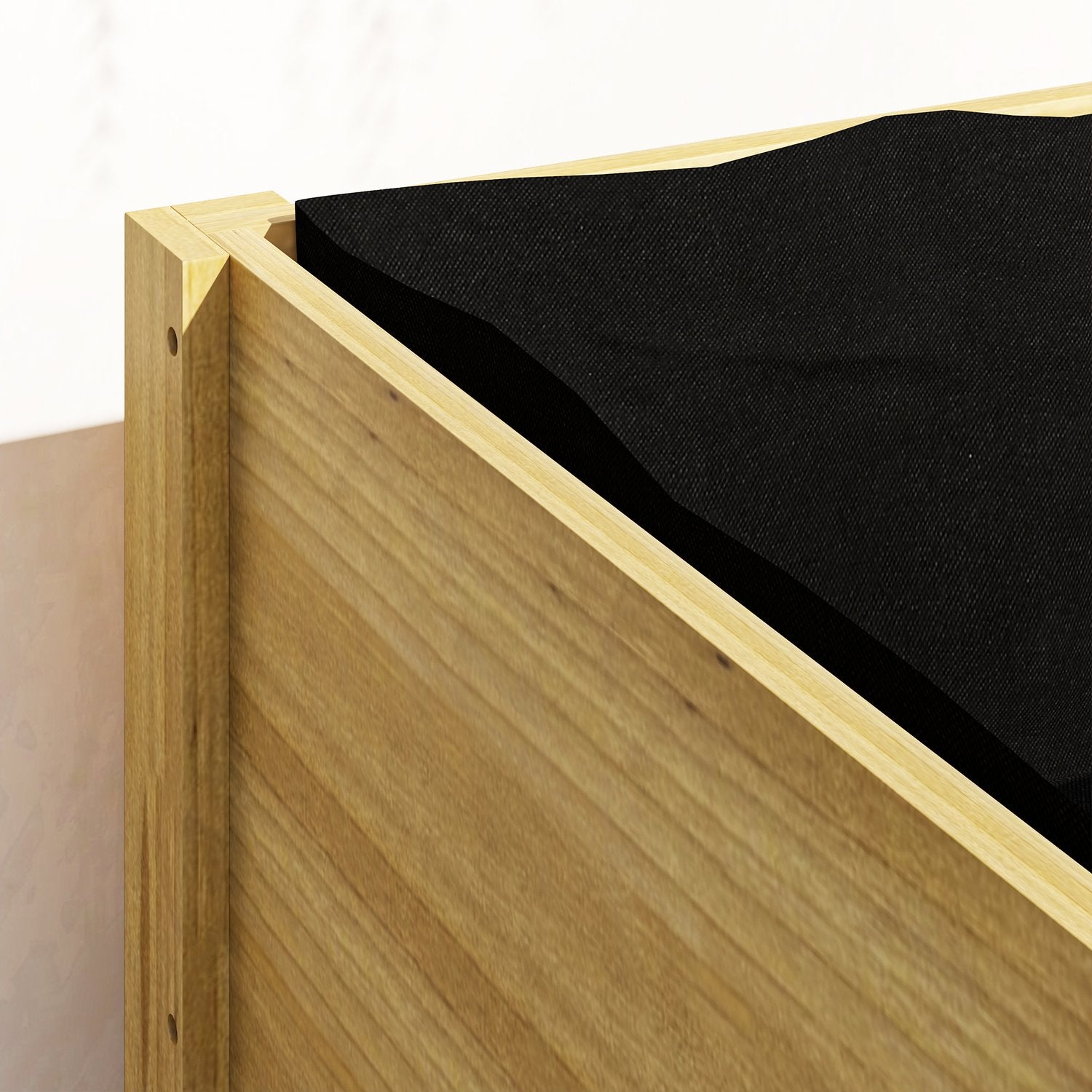 Upphöjd grönsaksbädd med akrylpaneler, 110x50x80 cm