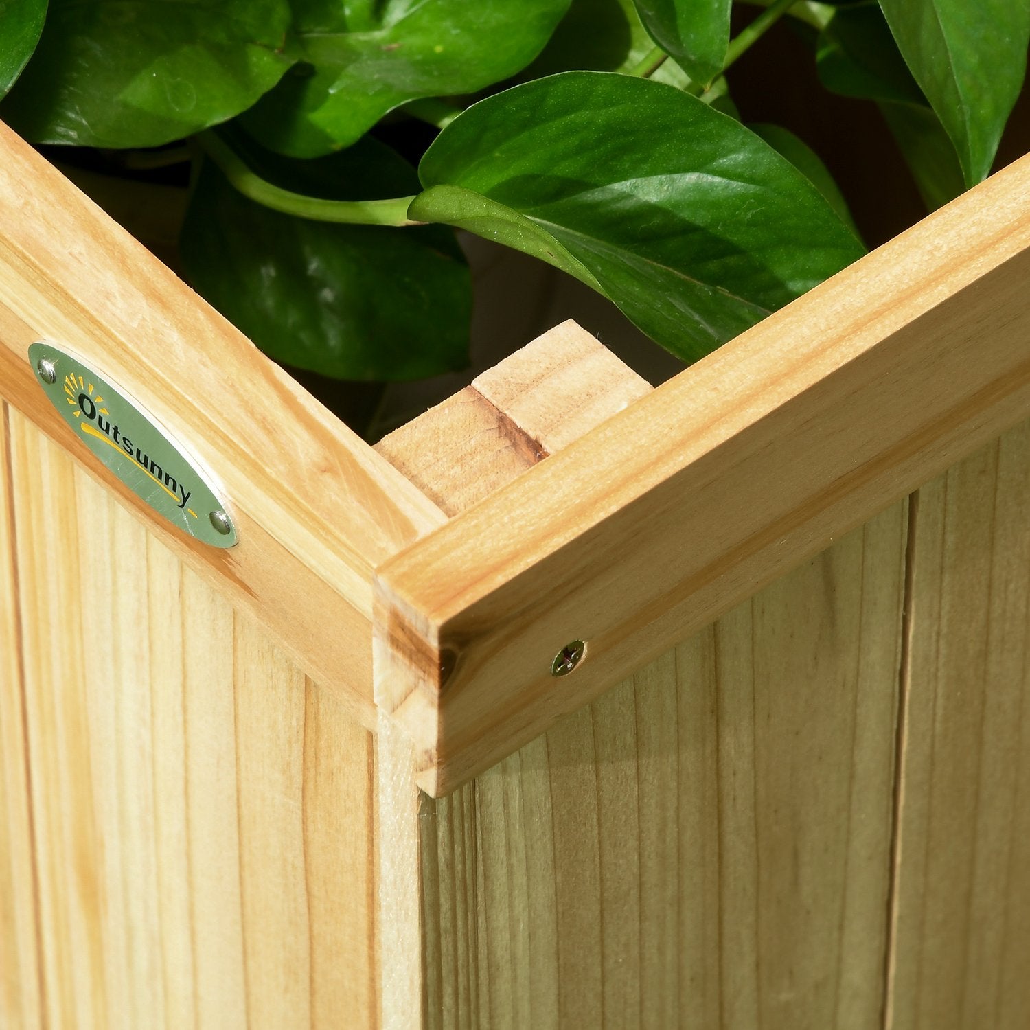 Upphöjd sängavdelare med spaljé & sekretessskärm, 133x165 Cm