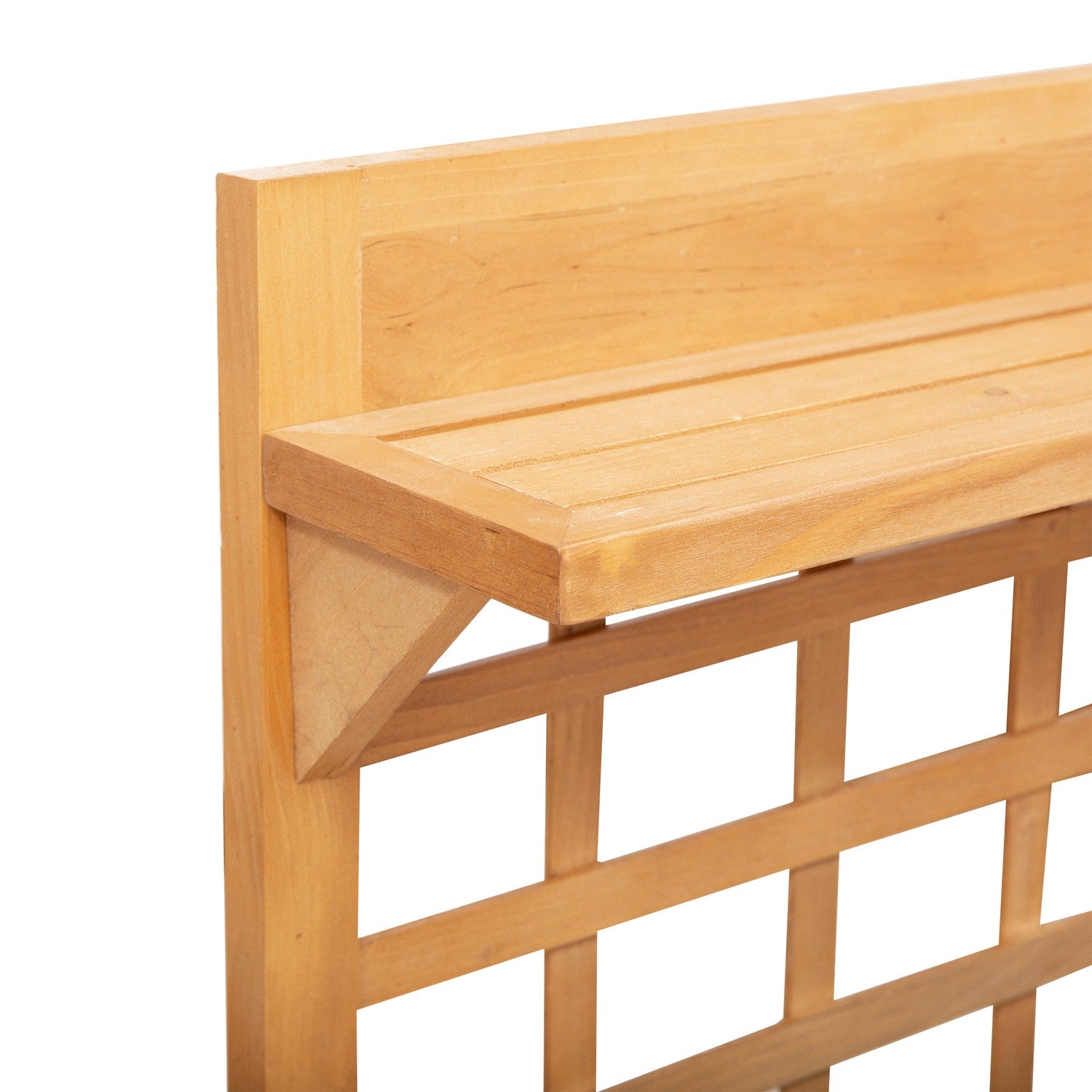 Upphöjt trädgårdsbord i trä för balkong, 105x40x135 cm Gran