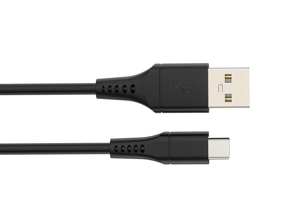 Usb-kabel - Usb 2.0 A till C 60W, Nickelpläterad, Tpe-kabel - 1 meter