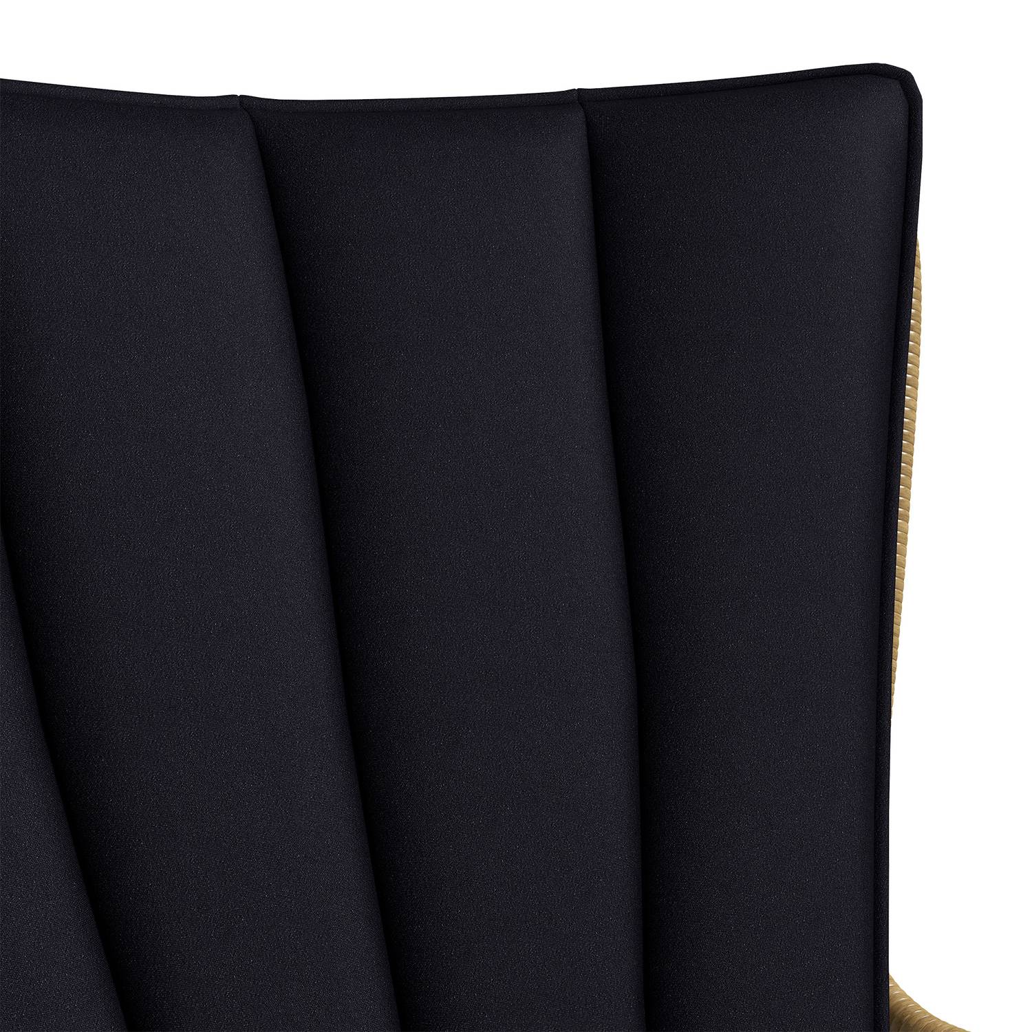 Uteserveringsset i rotting – 2 stolar och bord med kuddar