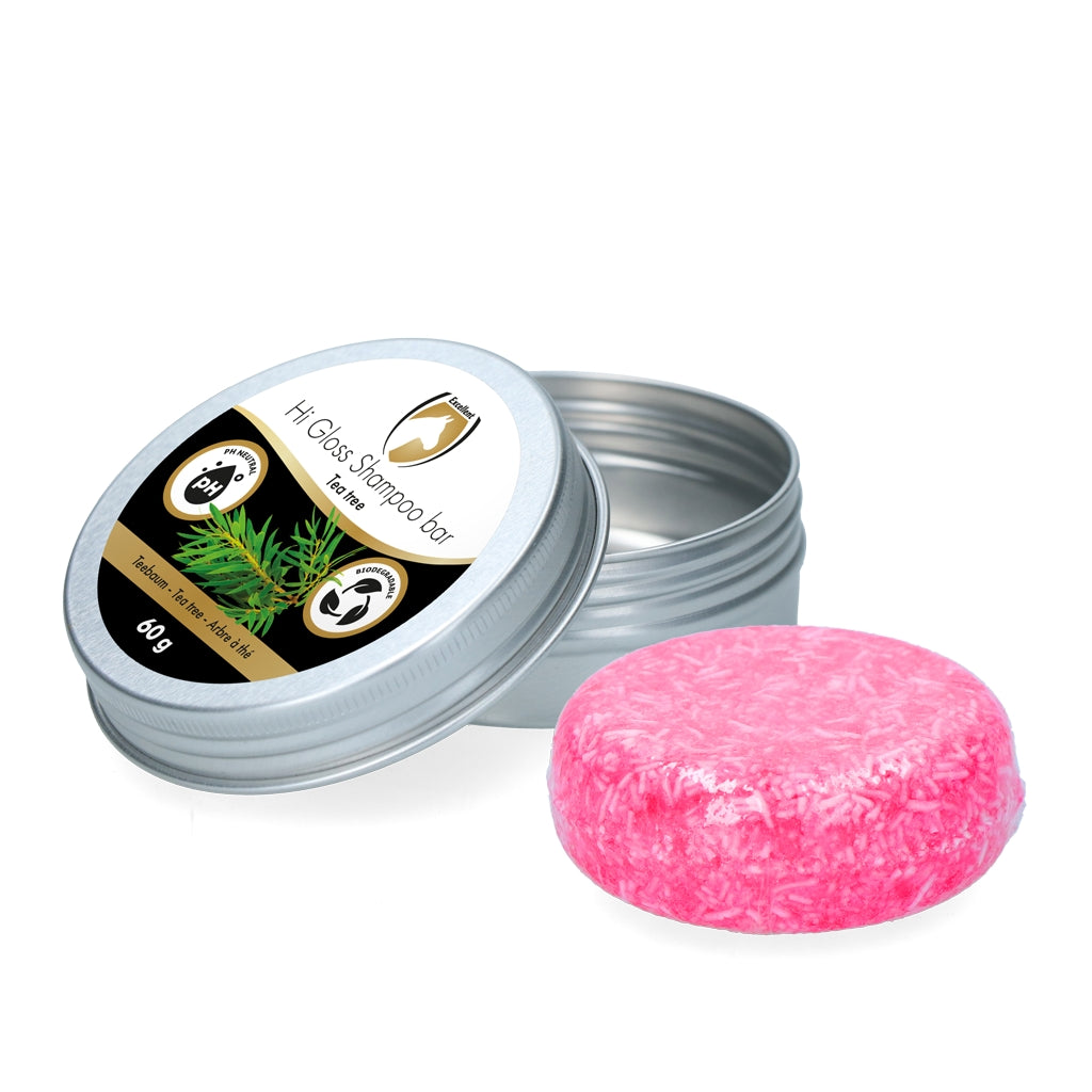 Utmärkt Horse Hi Gloss Shampoo Bar Tea Tree 60 g