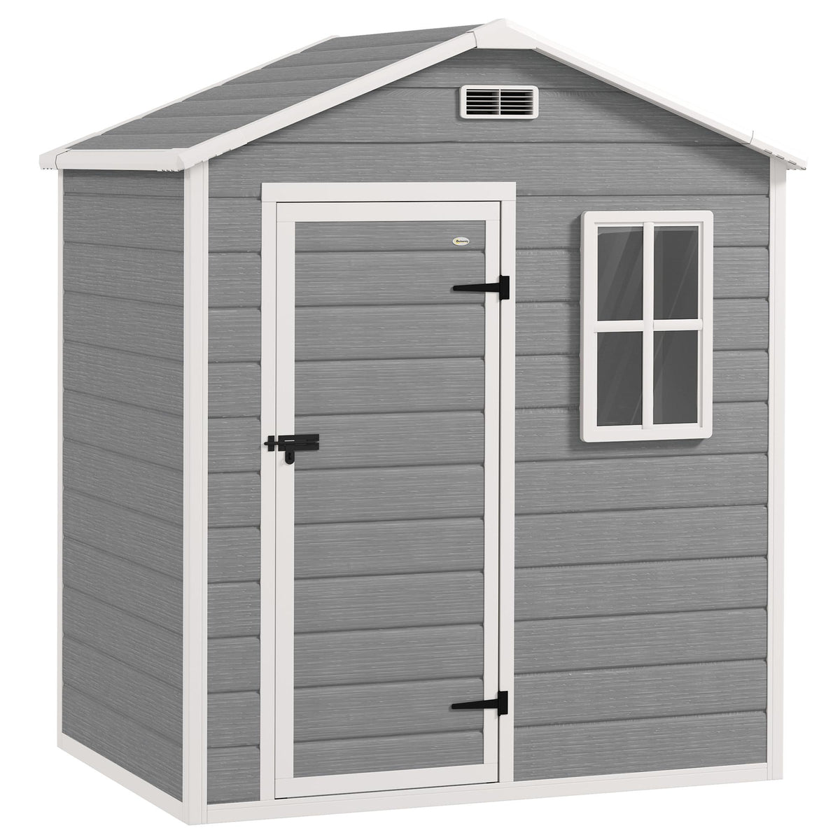 Tuinschuur, 1,9 m², afsluitbare deur, schuin dak