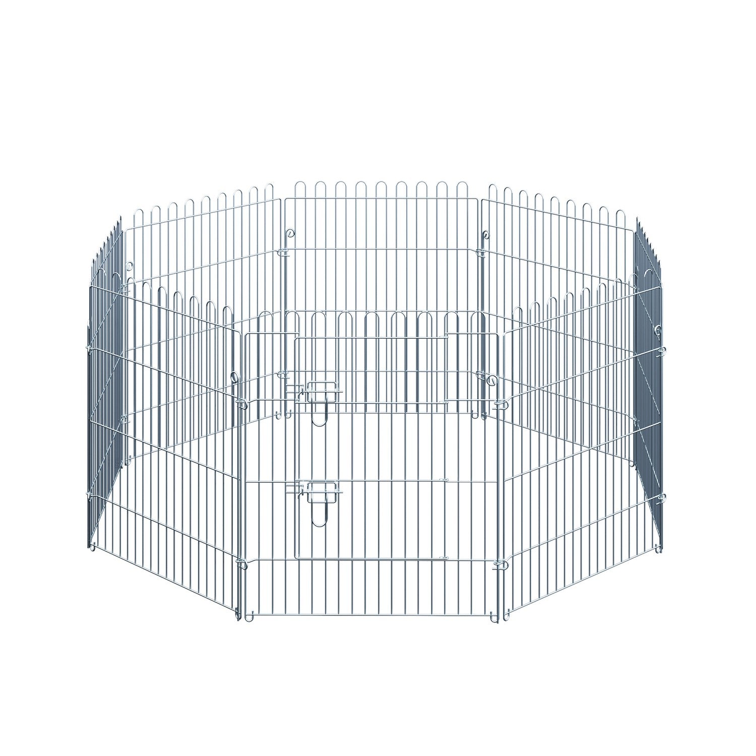 Valphölje utomhus, 8-panels lekhage, säker och stabil