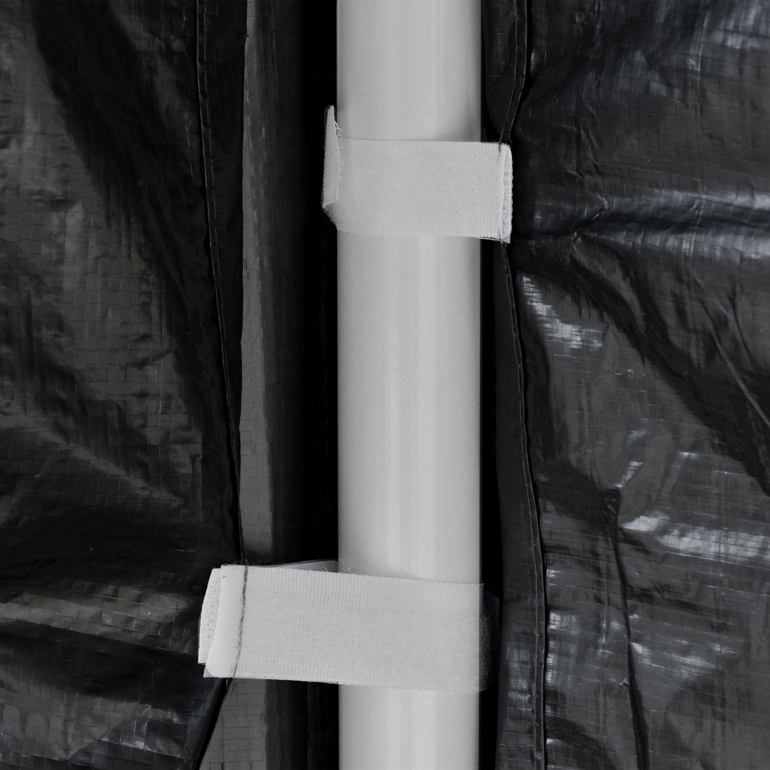 Utomhuspaviljong partytält med nätväggar, 4x3m, mörkgrå