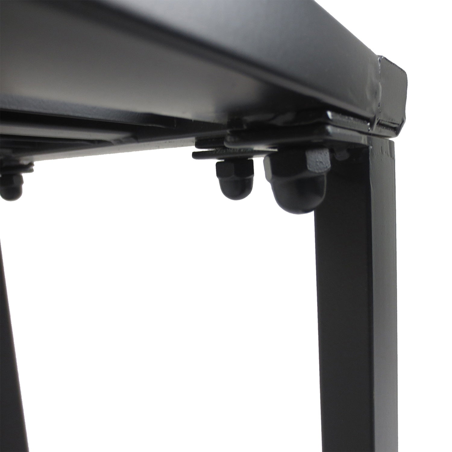 Utomhussittgrupp i metall, 3-delat set, svart finish