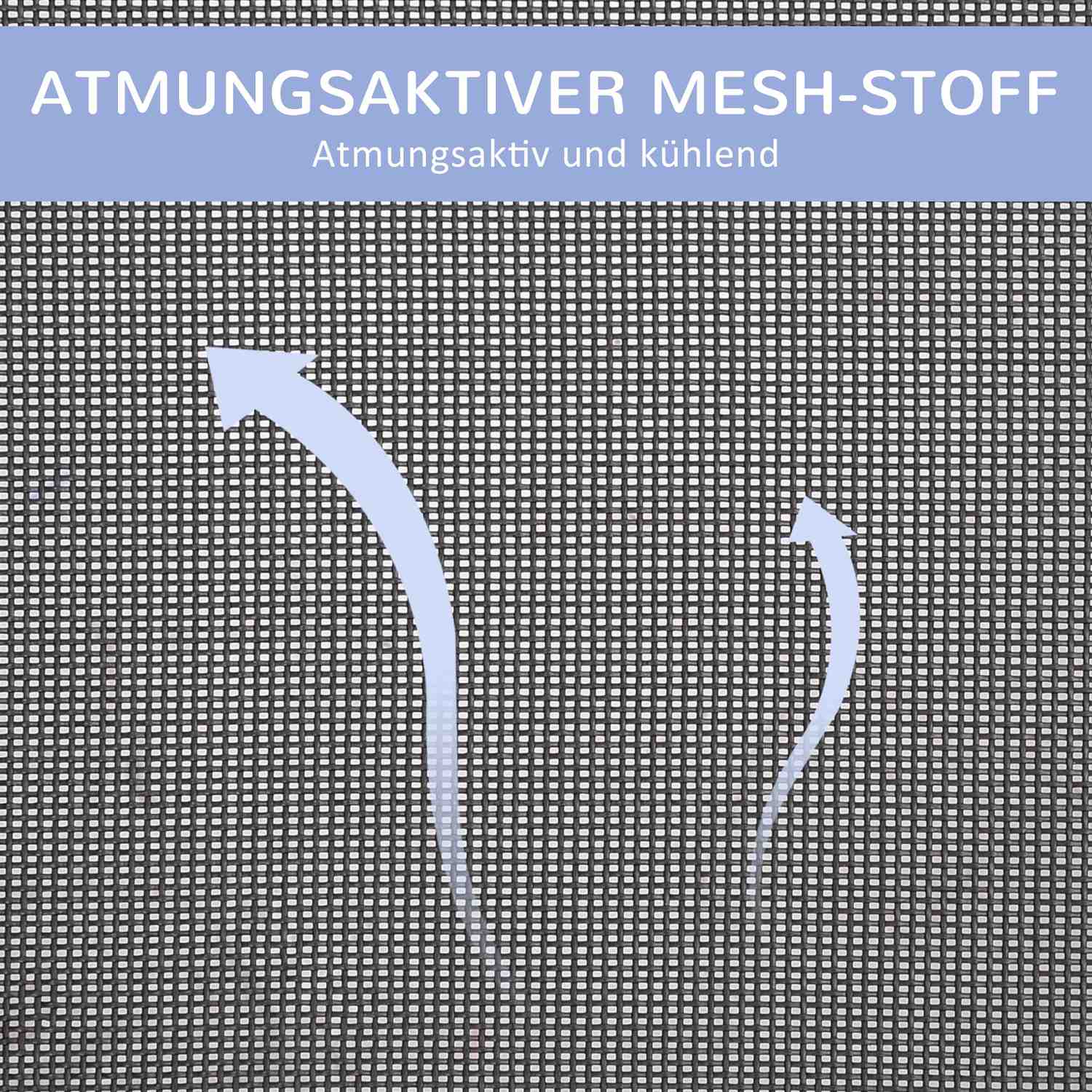 Utomhussäng för husdjur, metallram & Oxford-tyg, blå, 91x76x18 cm