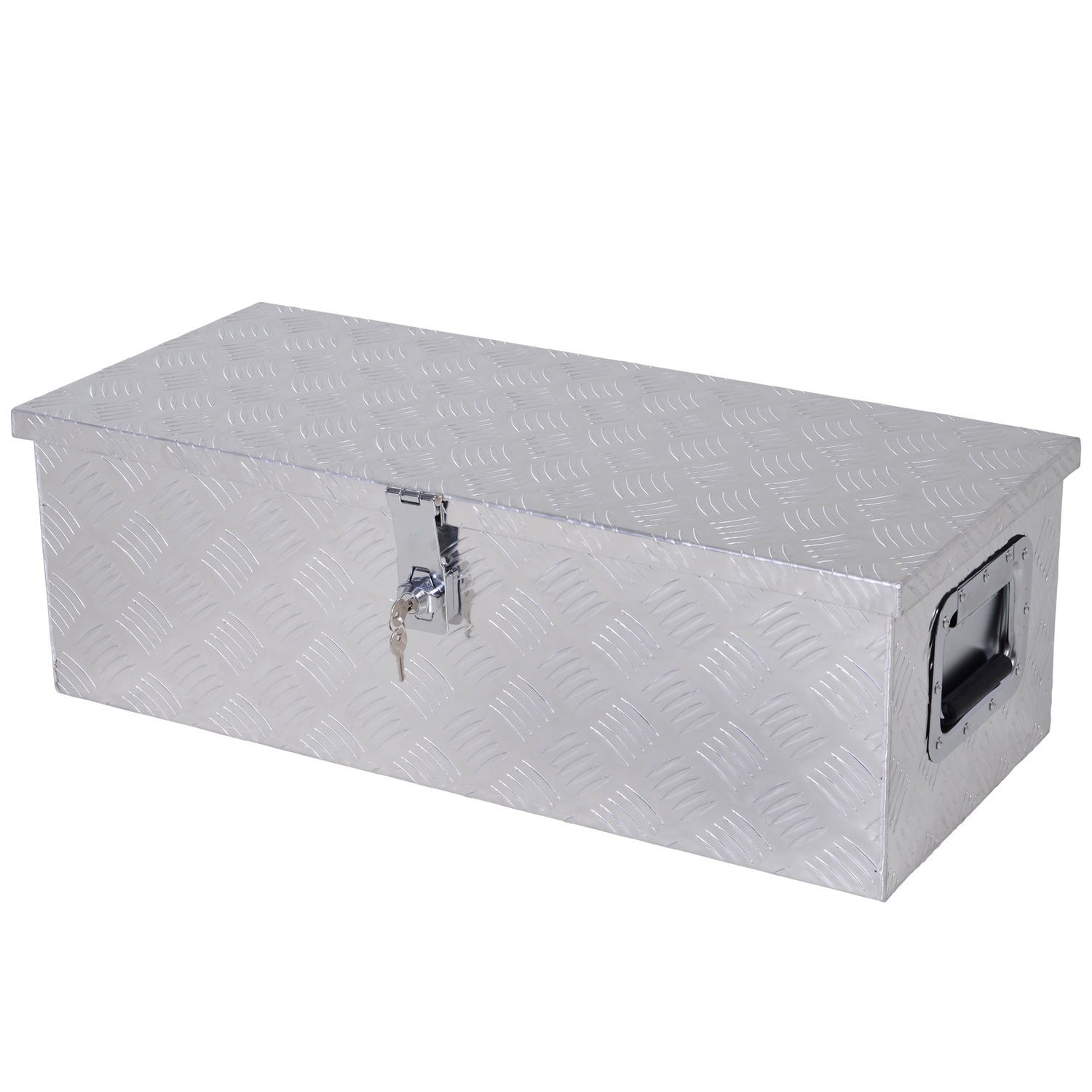 Utrustningslåda i aluminium – Silver, 76x33x25 cm