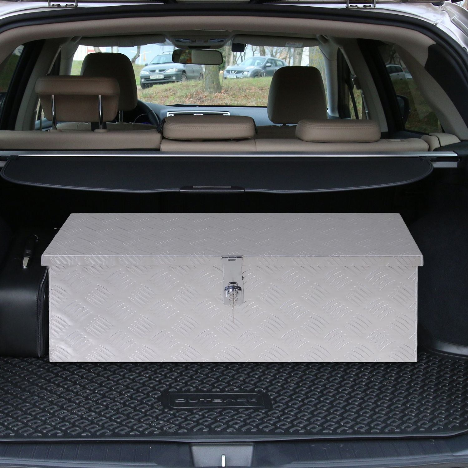 Utrustningslåda i aluminium – Silver, 76x33x25 cm