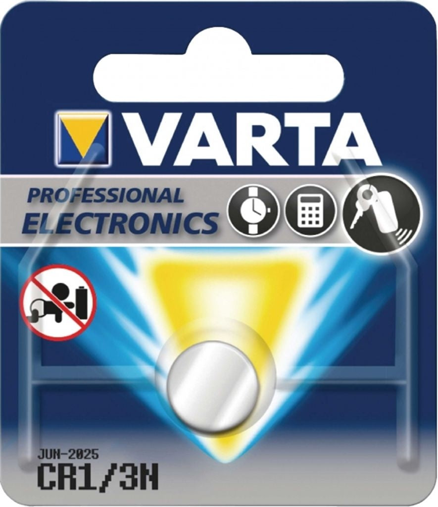 VARTA Lithium Coin knappcellsbatteri CR-1/3N, 3V