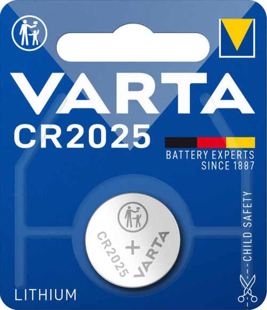 VARTA Lithium Coin knappcellsbatteri CR2025