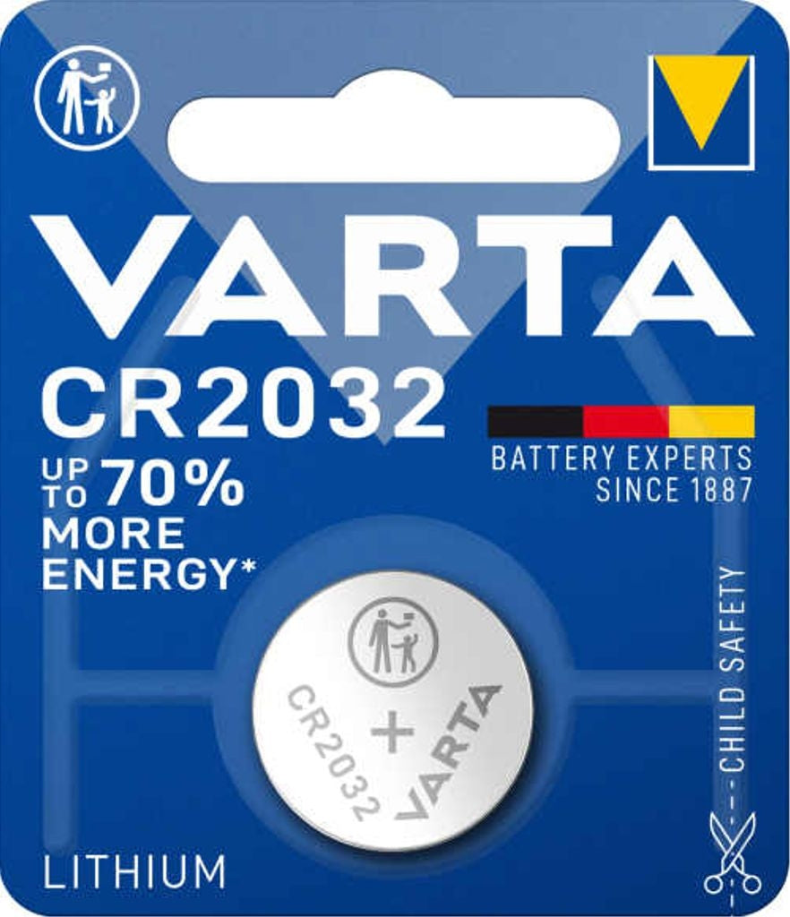 VARTA Lithium Coin knappcellsbatteri CR2032