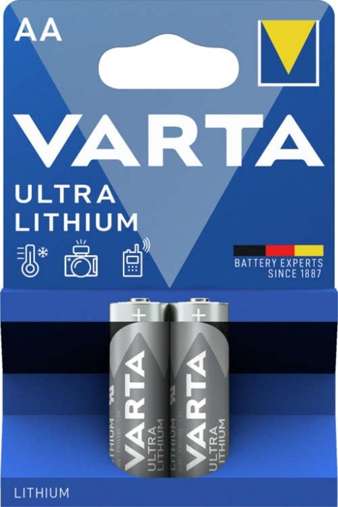 VARTA Ultra Lithium AA batteri, 2-pack