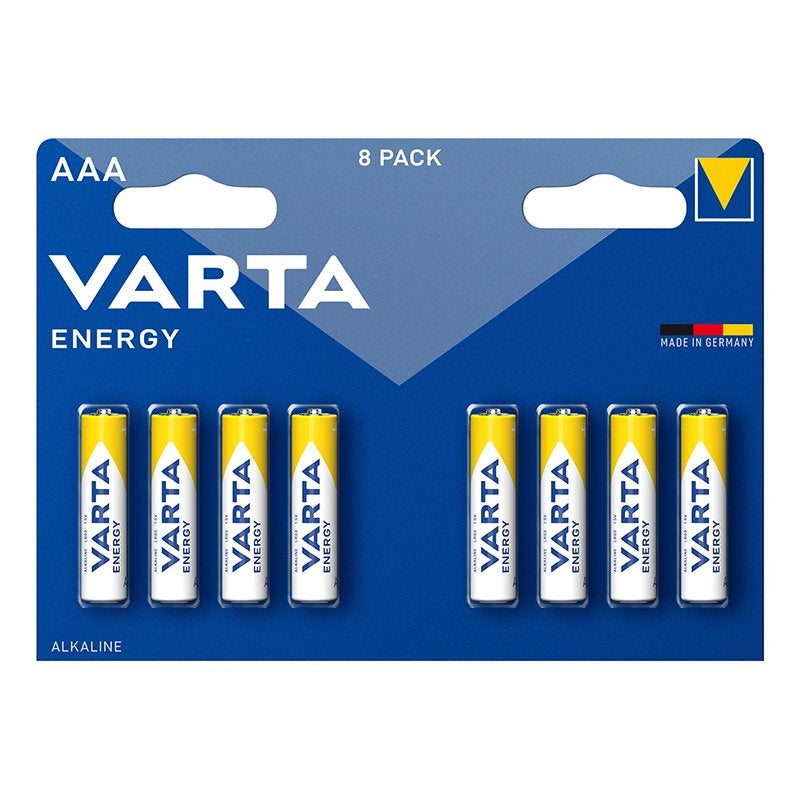 Varta Energy Alkaline batterier AAA 8 stycken i multipack