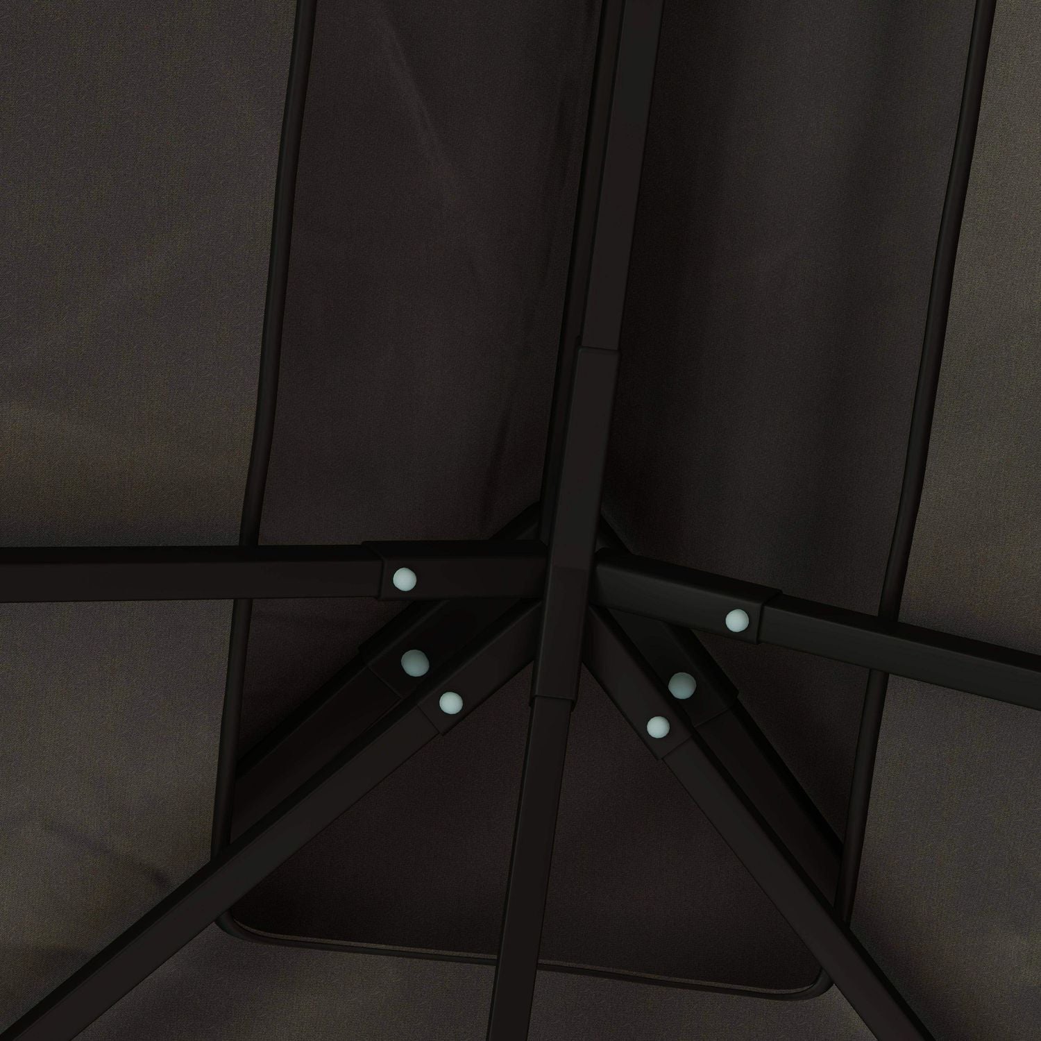 Vattentät 3x4m Gazebo takbyte, mörkgrå