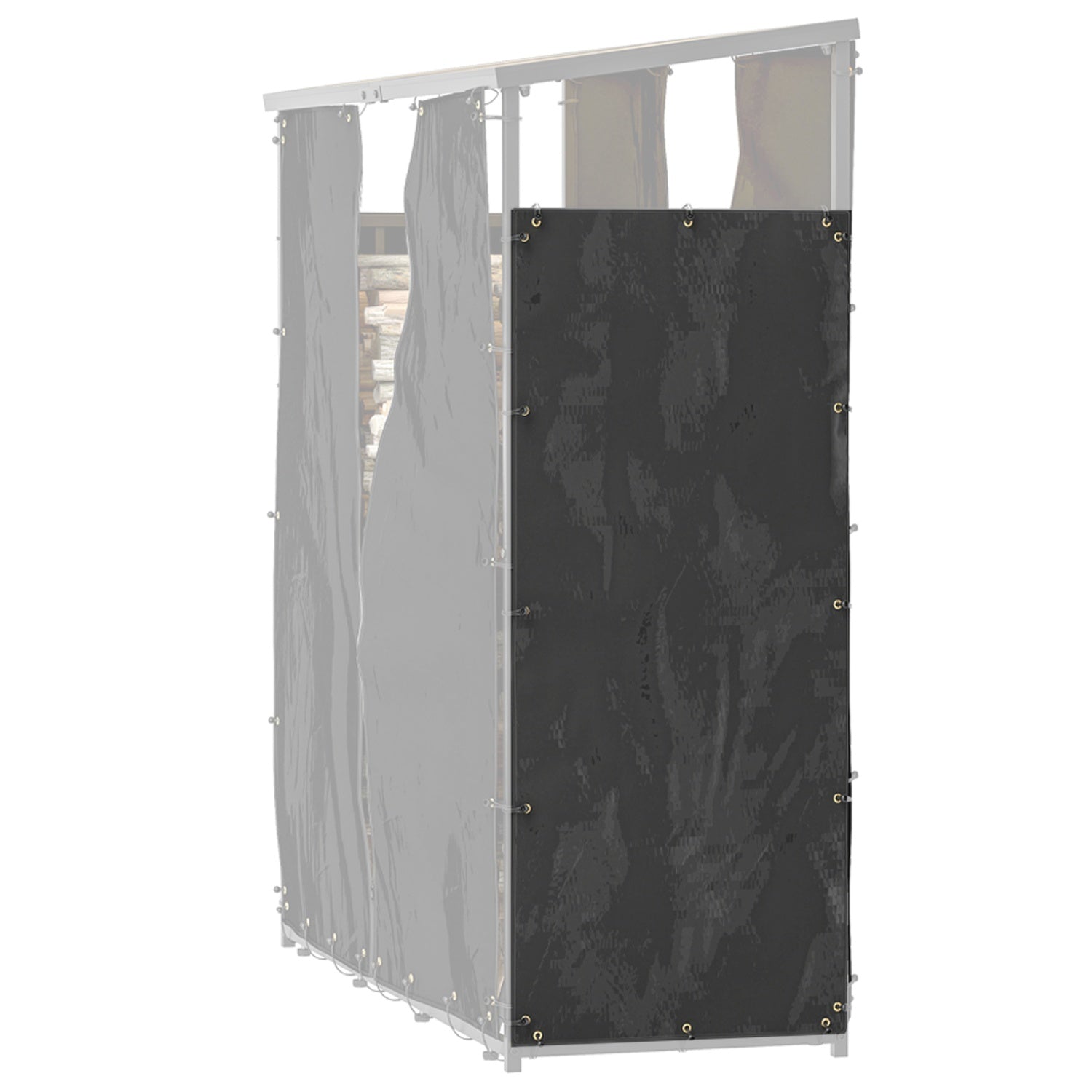 Vattentäta vedhyllor, set om 2, 148 x 62 cm