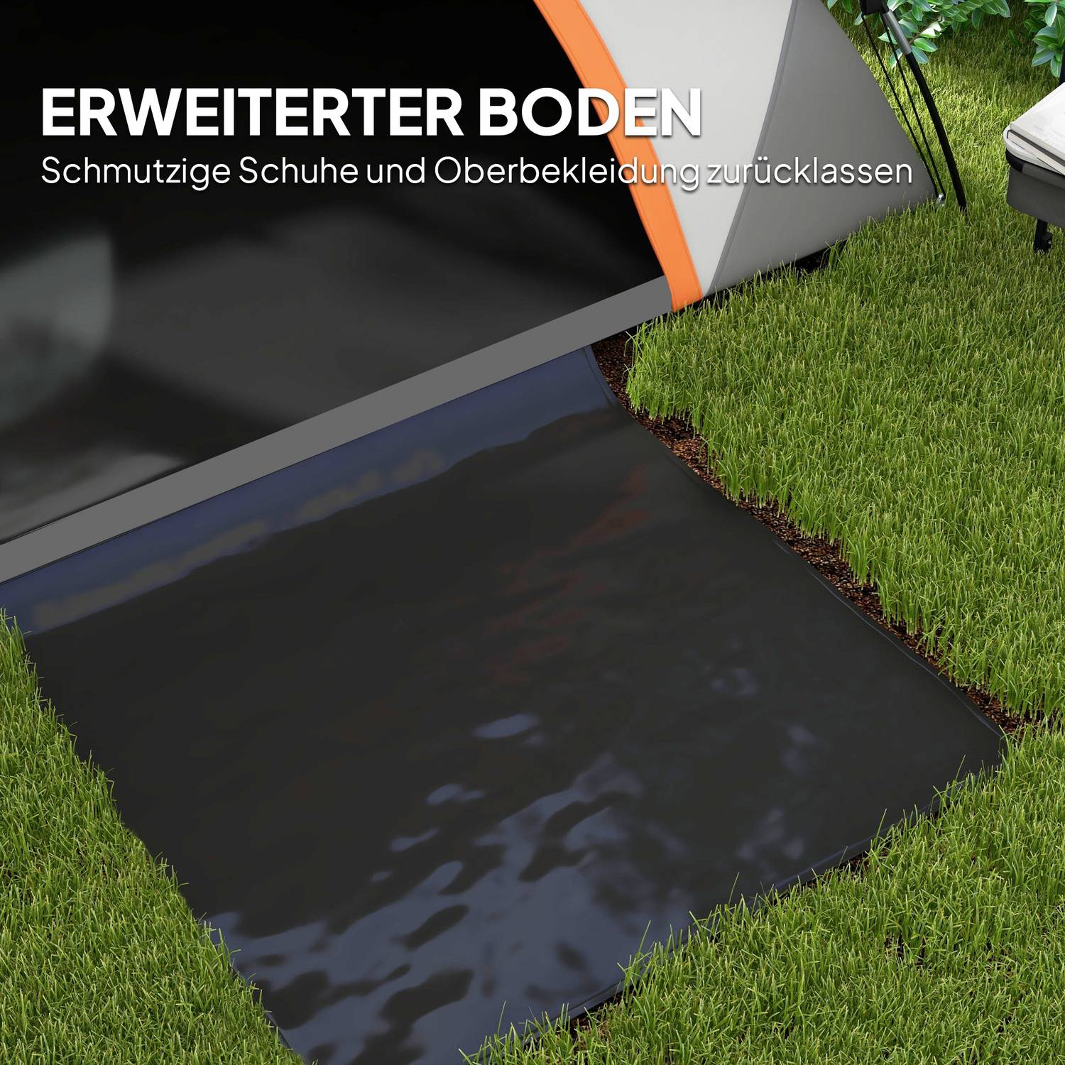 Vattentätt kupoltält för 2 personer, lätt och stabilt