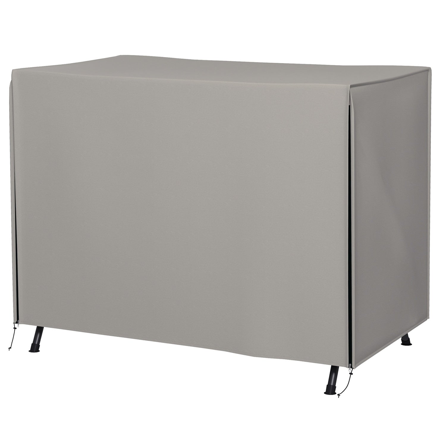 Vattentät trädgårdsgunga, solskydd, grå, 205x124x164 Cm