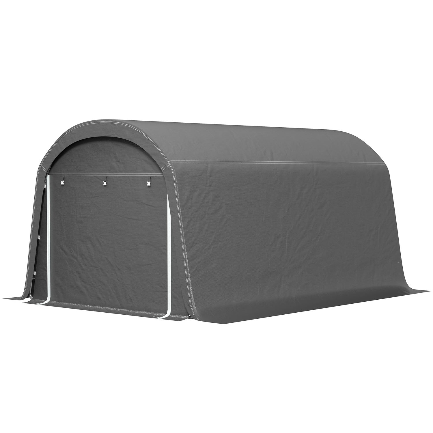 Vattentätt utomhuscykelförvaringstält med dörr 300x450x230cm