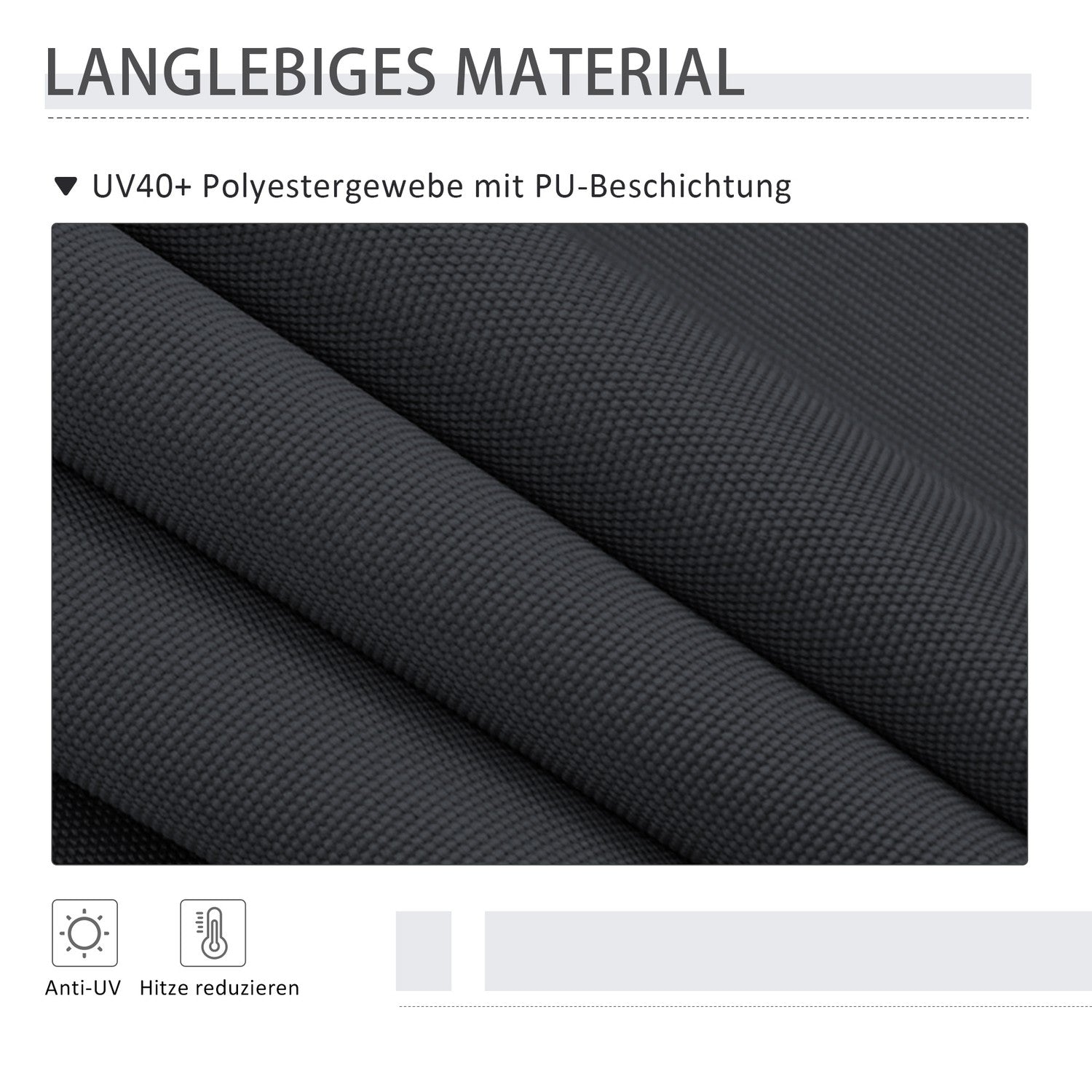 Vertikal Markis 200x292 cm, Justerbar Grå Aluminium