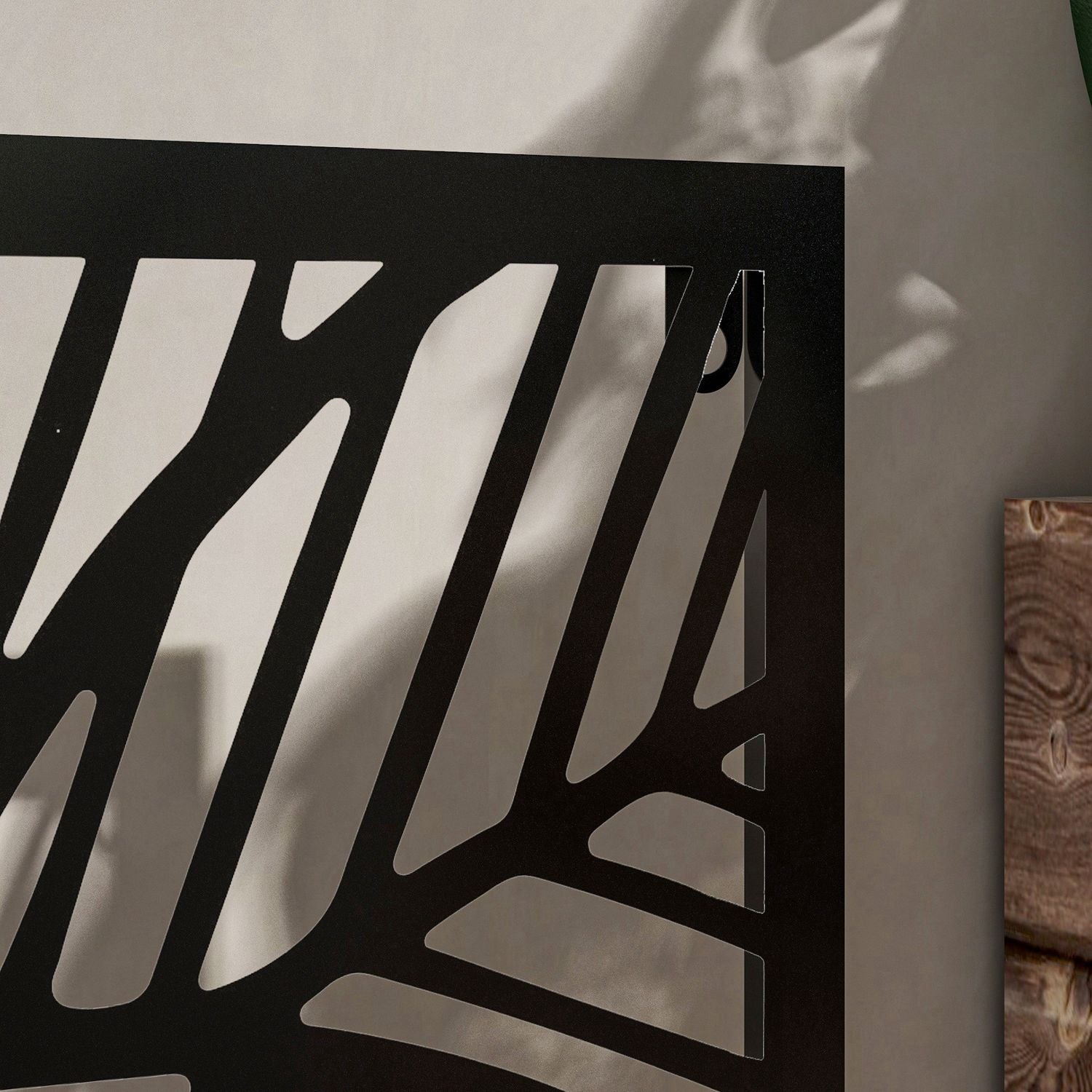 Väggmonterad plantering i metall med spaljé, 61x23x113cm