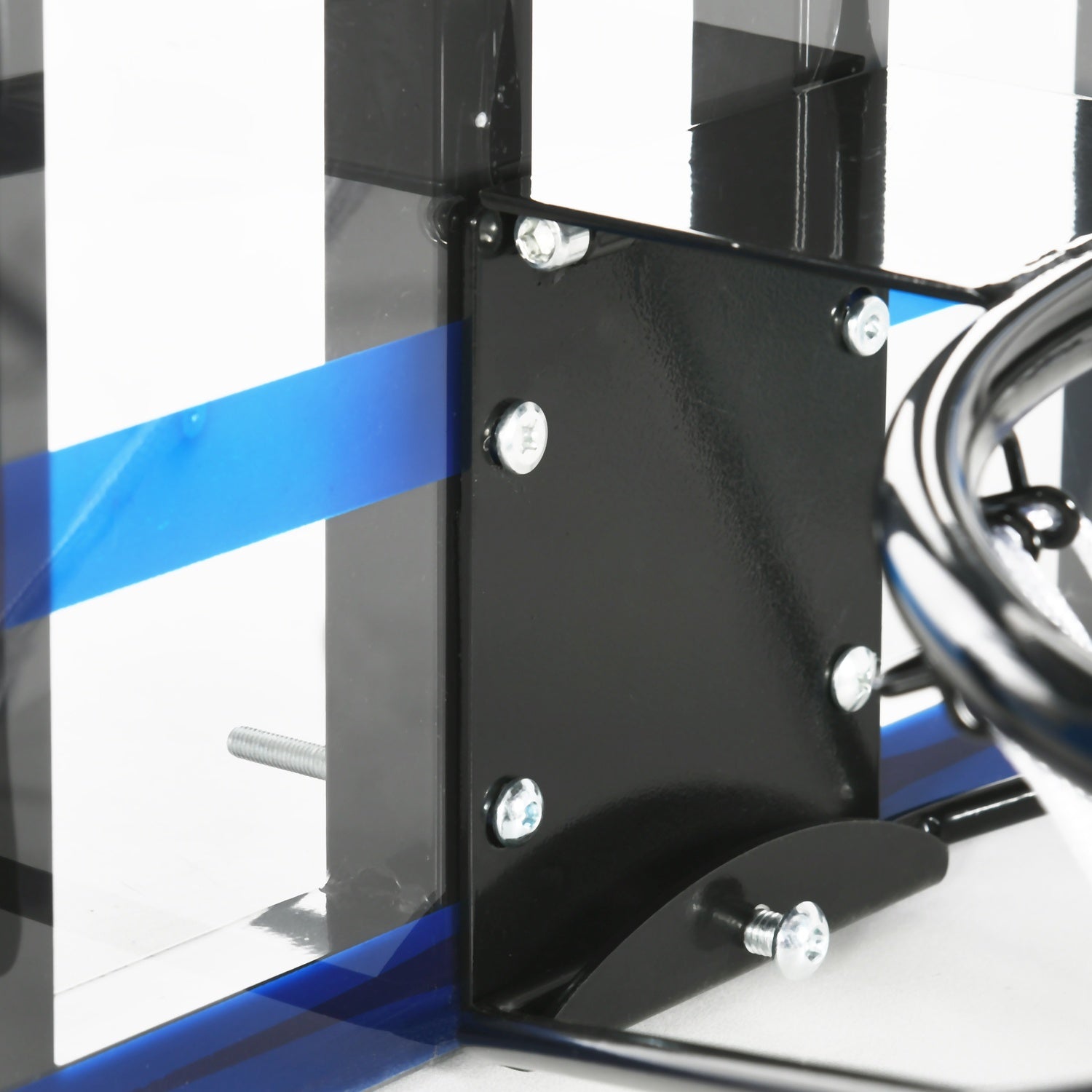 Väggmonterad utomhusbasketbåge, stål, 113x61x73 Cm