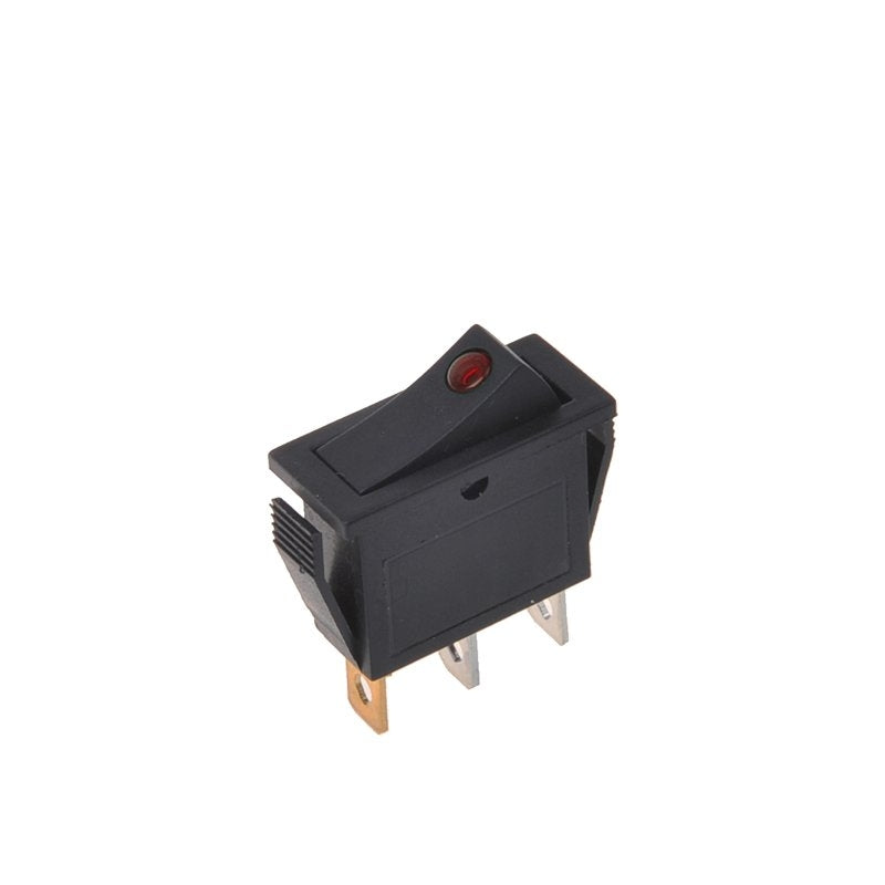 Vippströmbrytare LED röd 12V / 24V-max. 10A