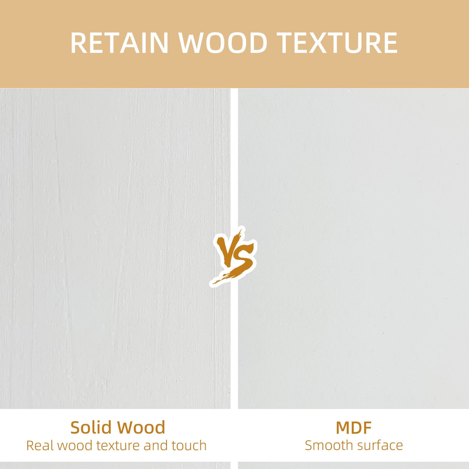 Vit gran trä flytande vägghylla – 5 kuber, 9 fack