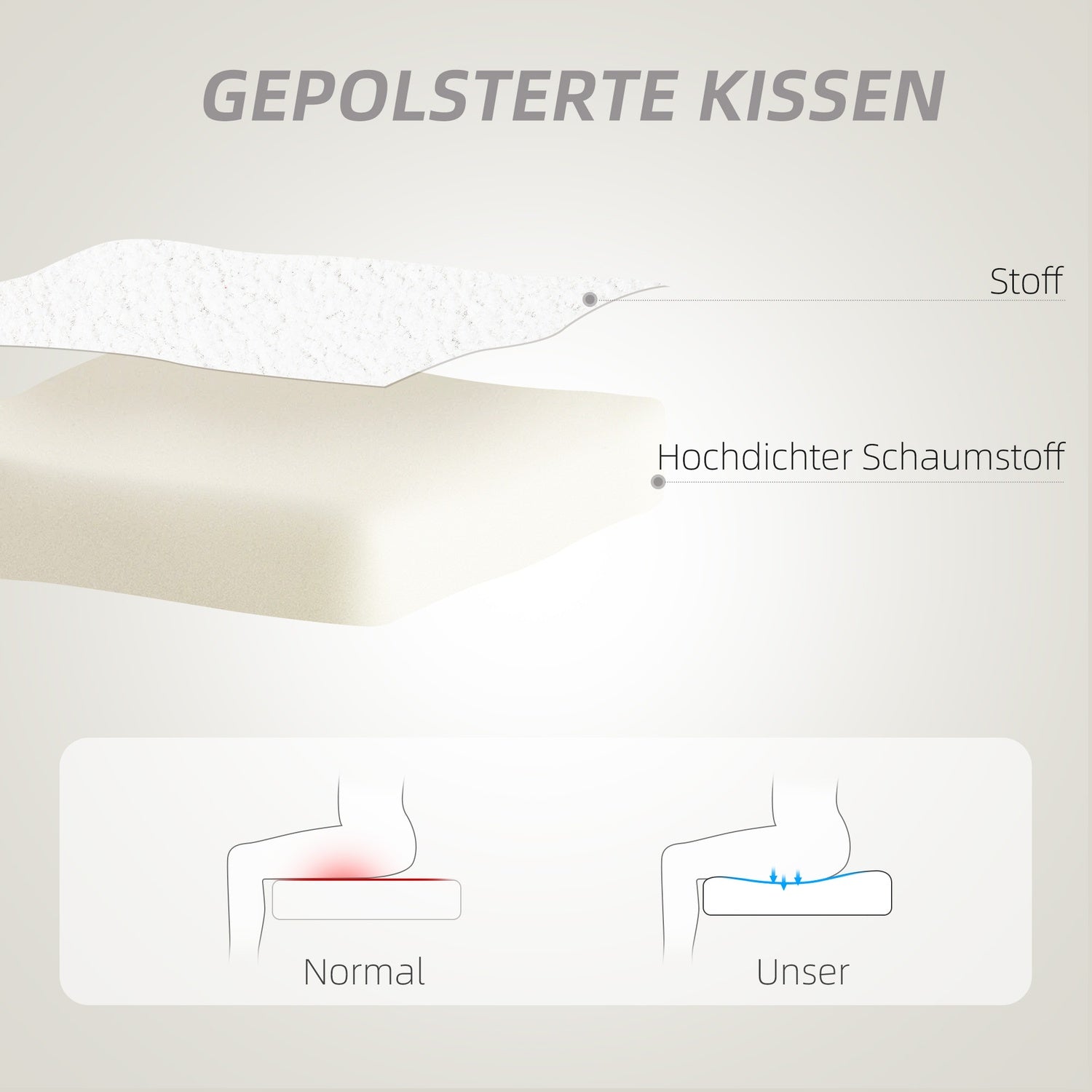 Vit hjärtformad vridbar skrivbordsstol, höjdjusterbar