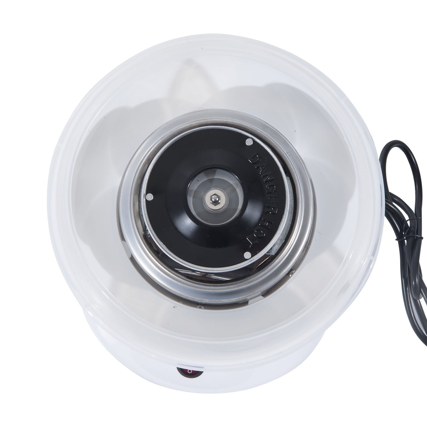 Vit sockervaddsmaskin – lätt att använda för fester