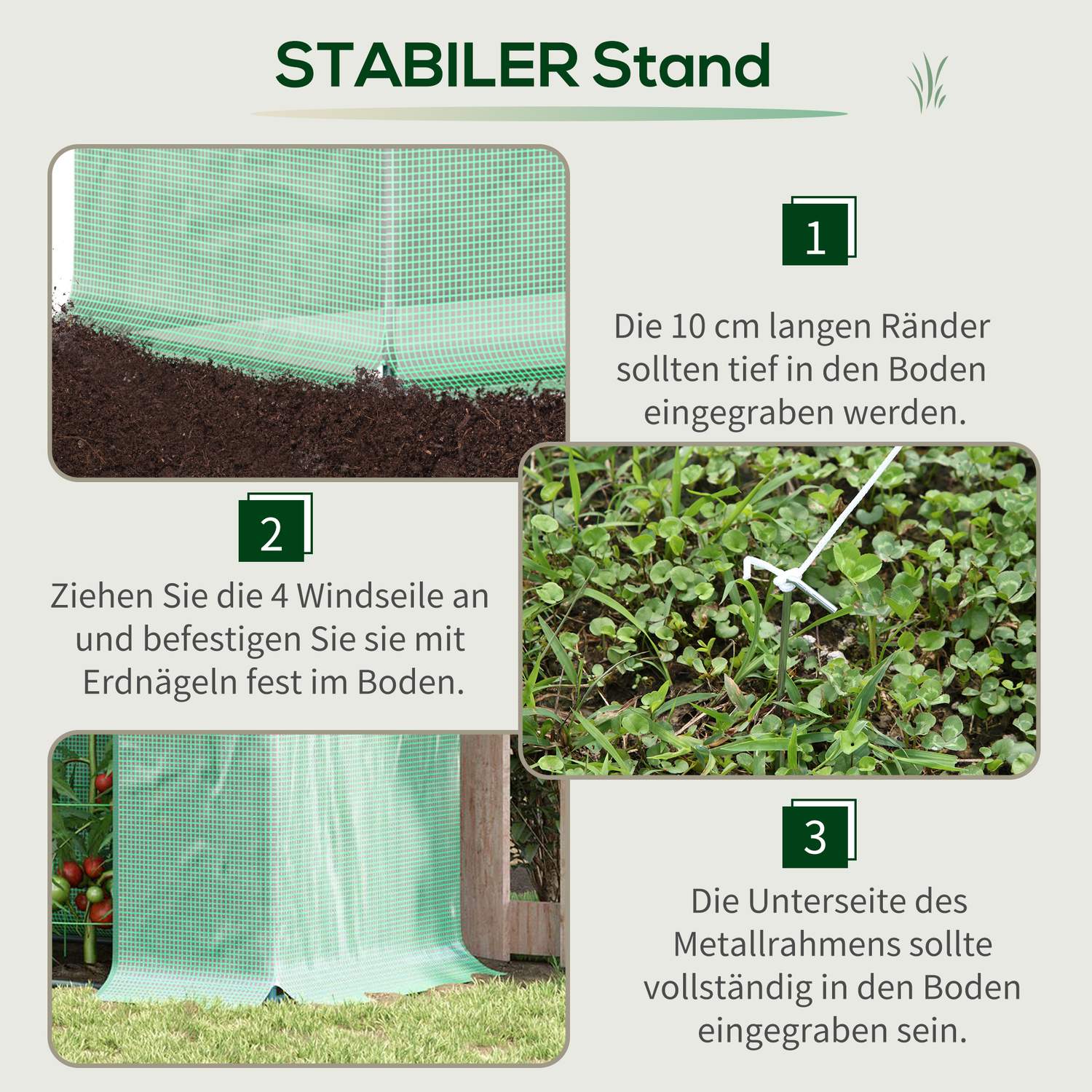 Växthus med rulldörr, 200x76x168 cm, vintertät PE-film