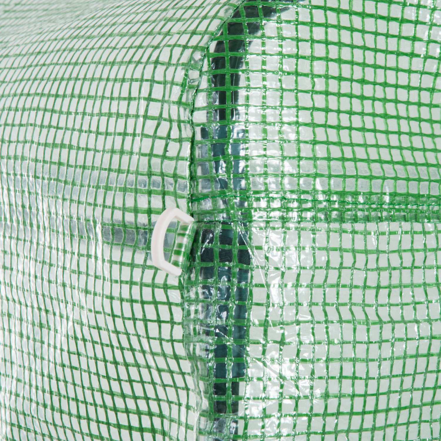 Walk-In Film Växthus 6x3m, Frostskydd, Stålstomme