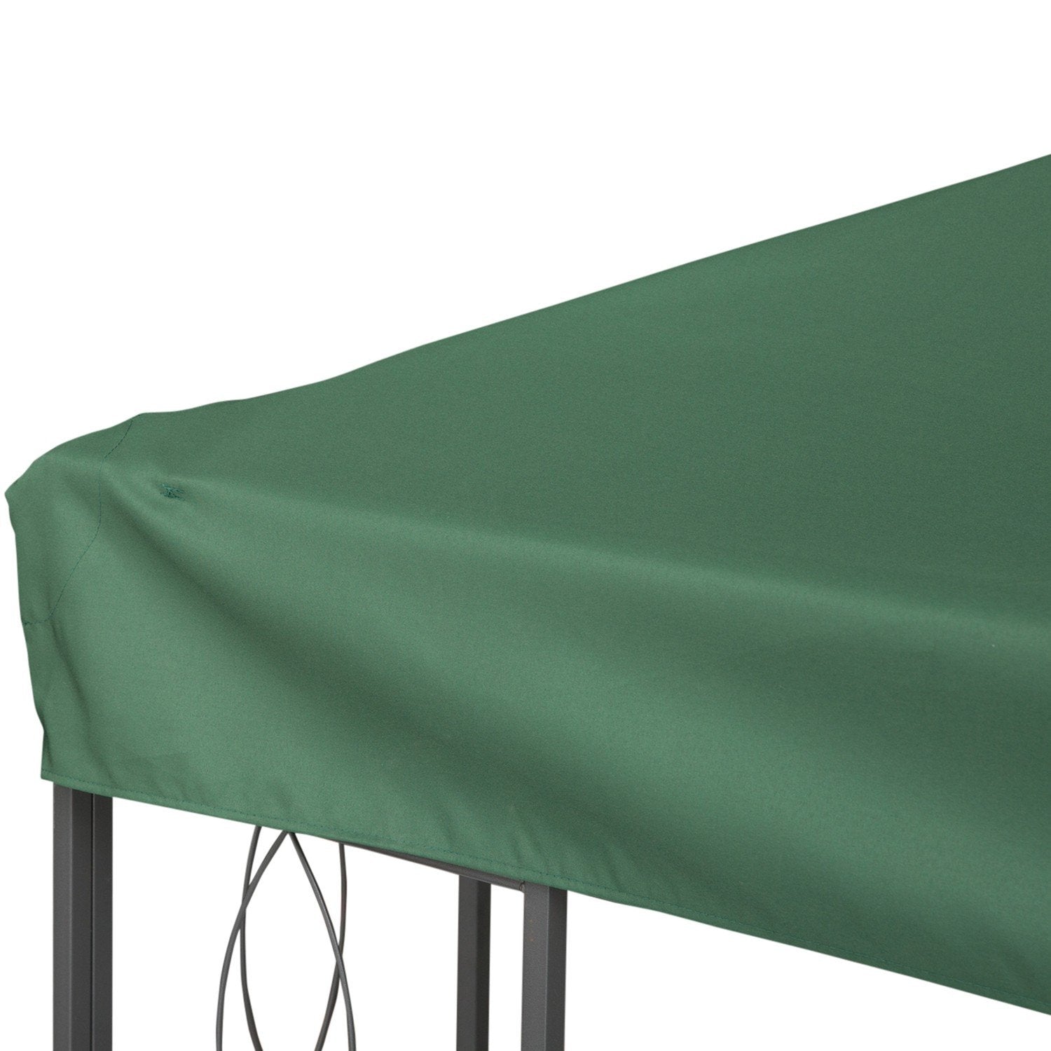 Replacement Roof Gazebo Tak För Garden Gazebo, Polyester, 3X4M, Grön