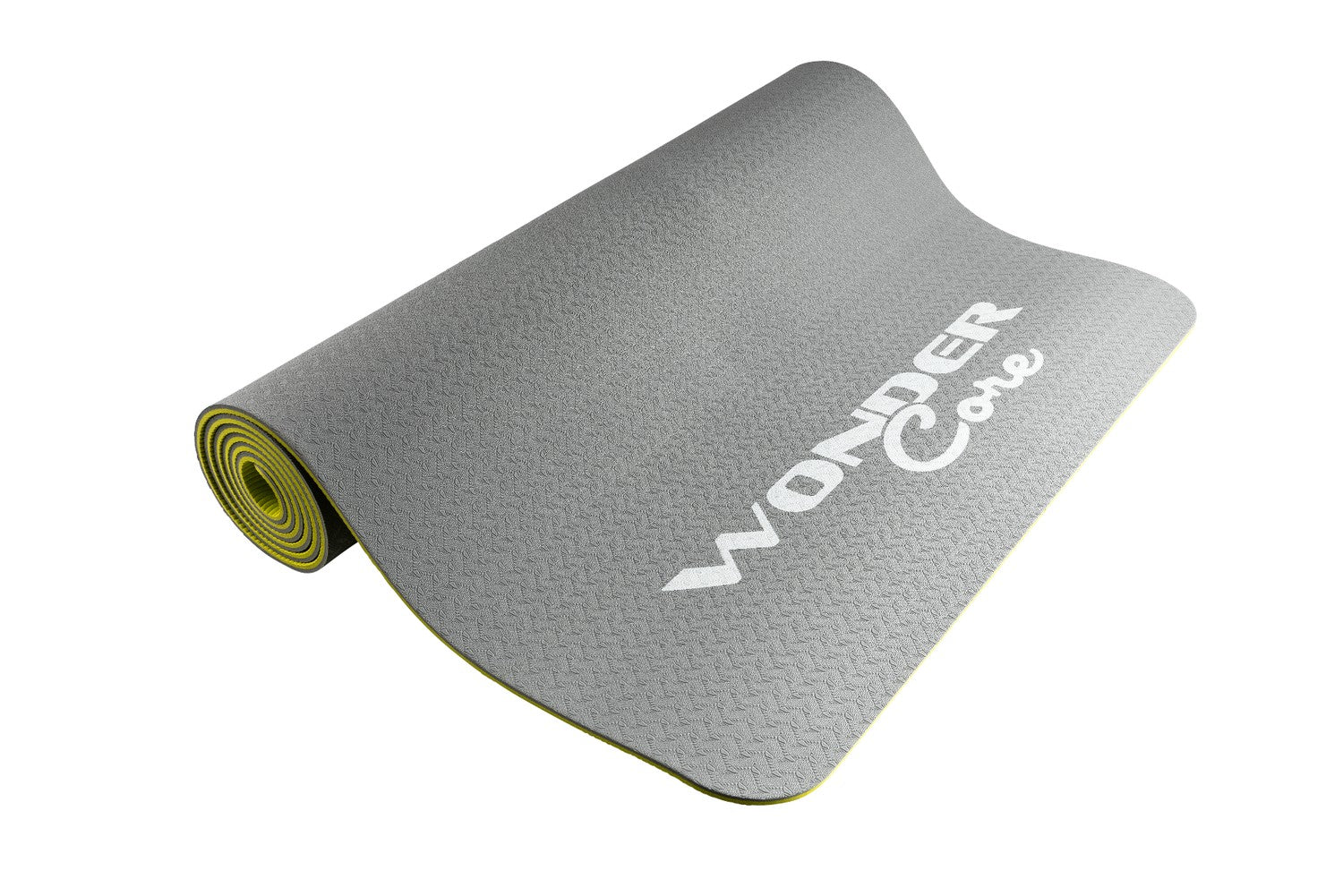 Wonder Core - Yogamatta TPE - Gul/Grå