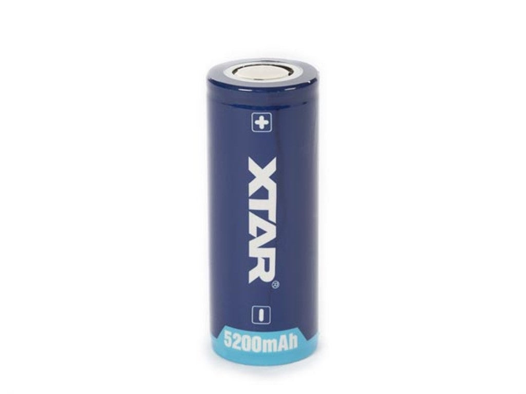 Xtar Lithium-Ion 3,6 V - 5200 Mah - 26650 - Uppladdningsbar rund cell
