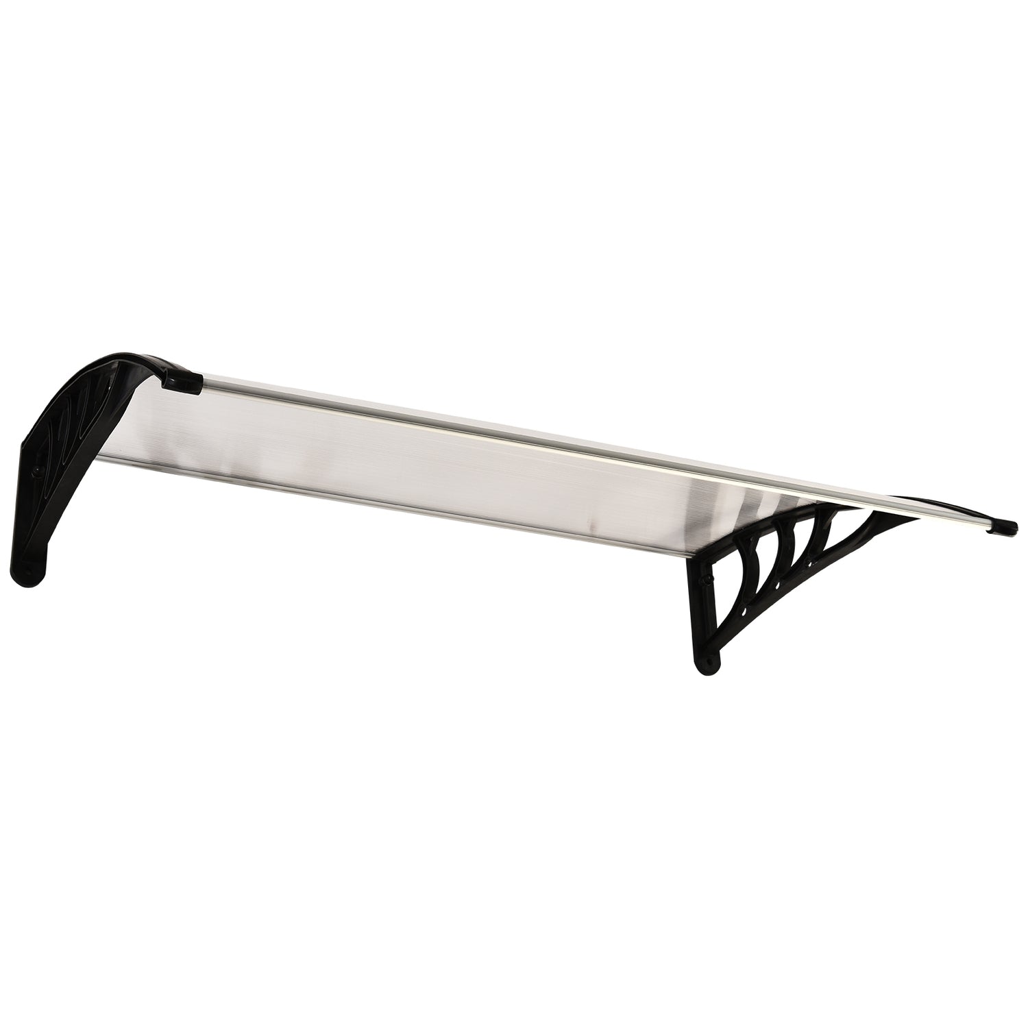 Ytterdörrstak av polykarbonat, Transparent, 120x75 Cm