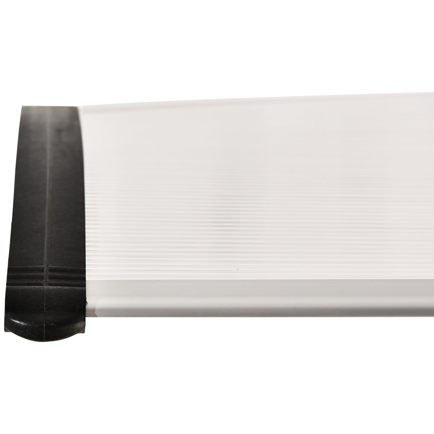 Ytterdörrstak av polykarbonat, Transparent, 120x75 Cm