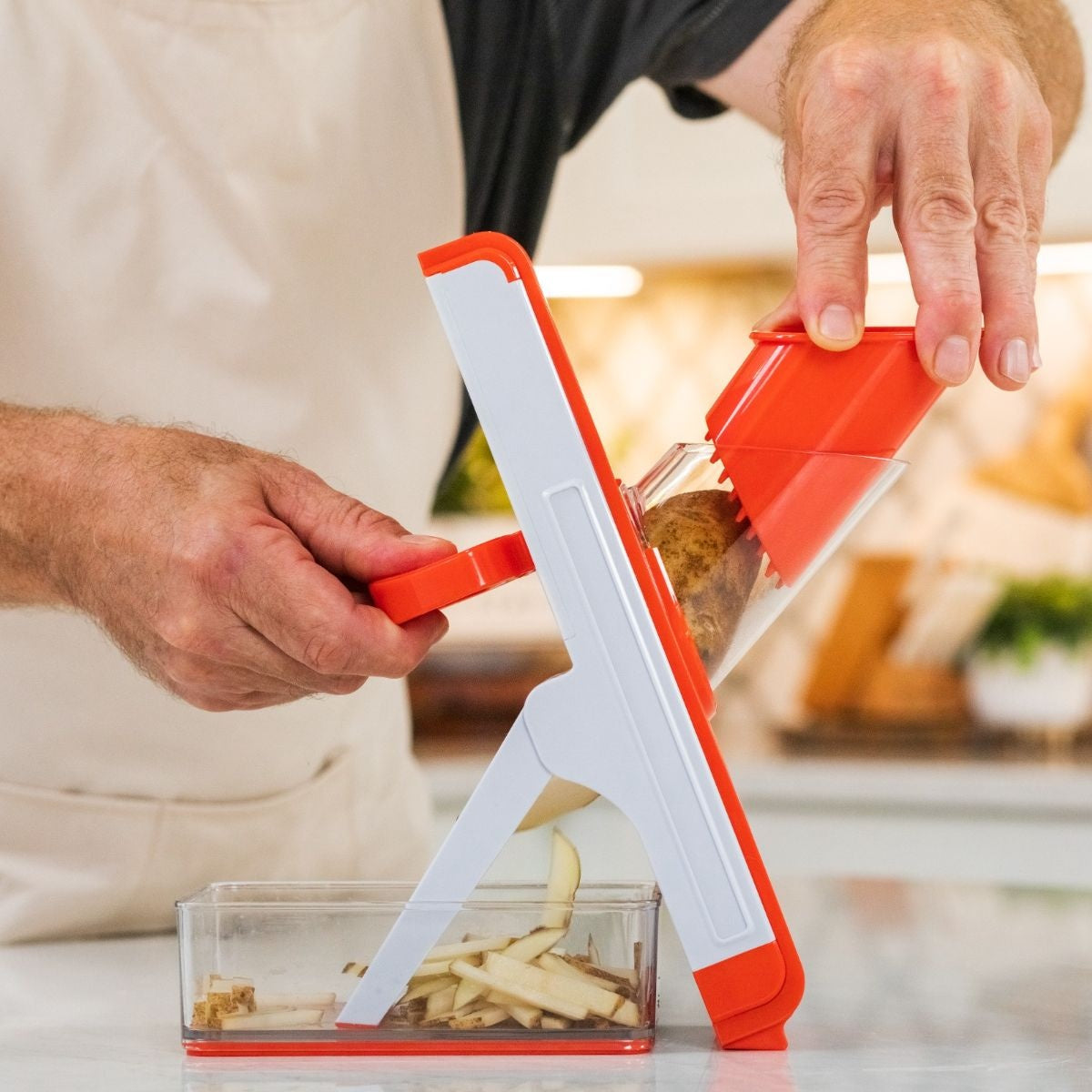 Zippy Slicer - Safety Slicer Mandolin - Röd