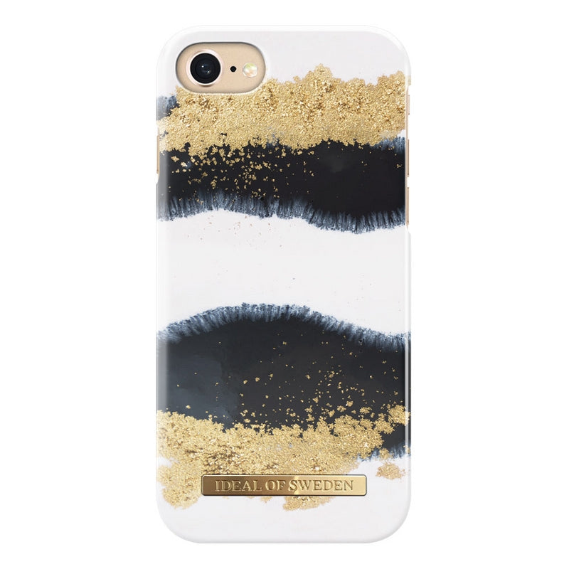 iDeal Modefodral till iPhone 6-6S-7-8 - Glittrande lakrits