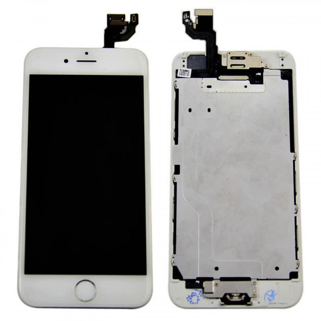 iPhone 6S komplett skärm med små delar - Vit